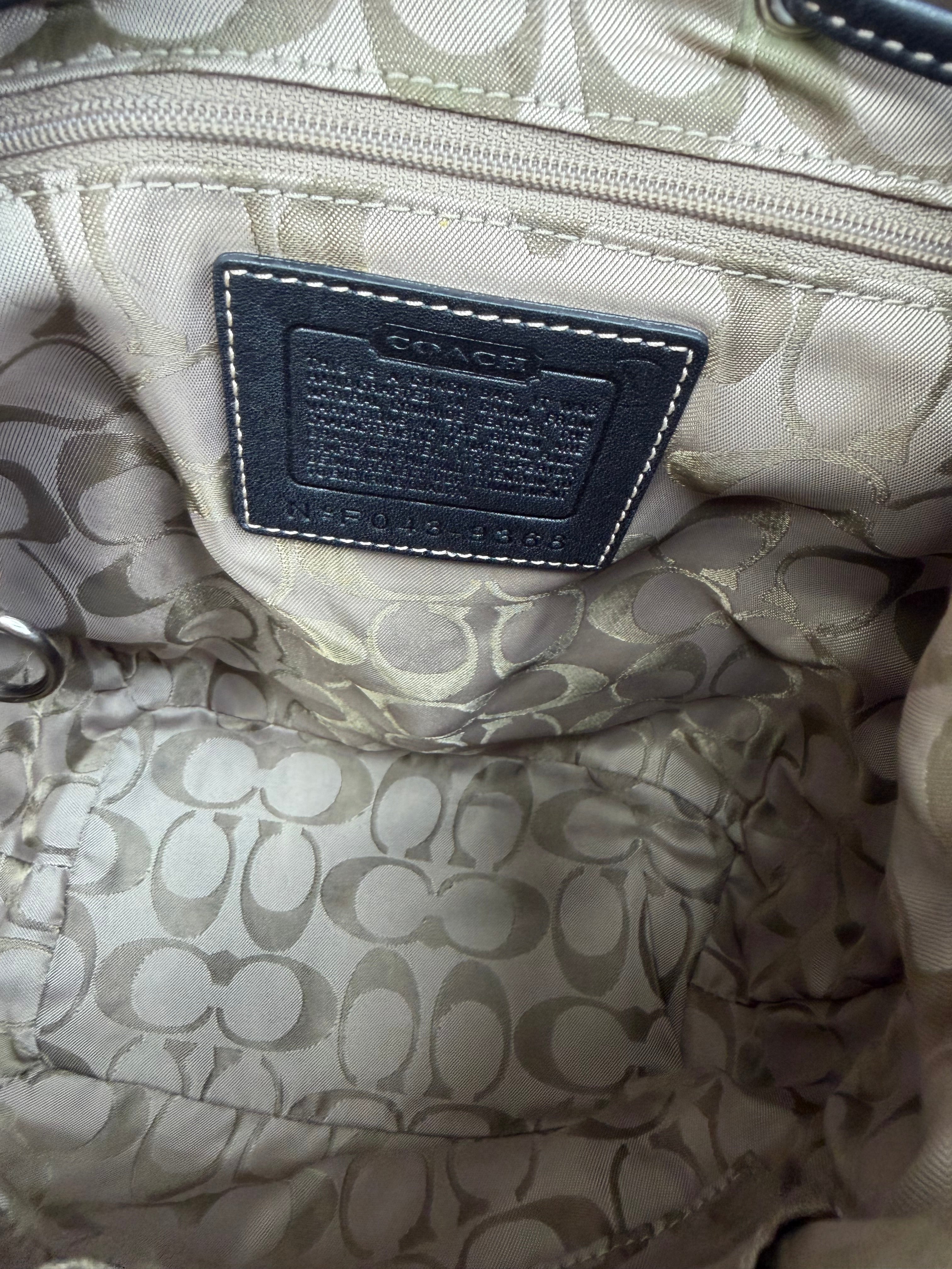 Coach Leather Backpack