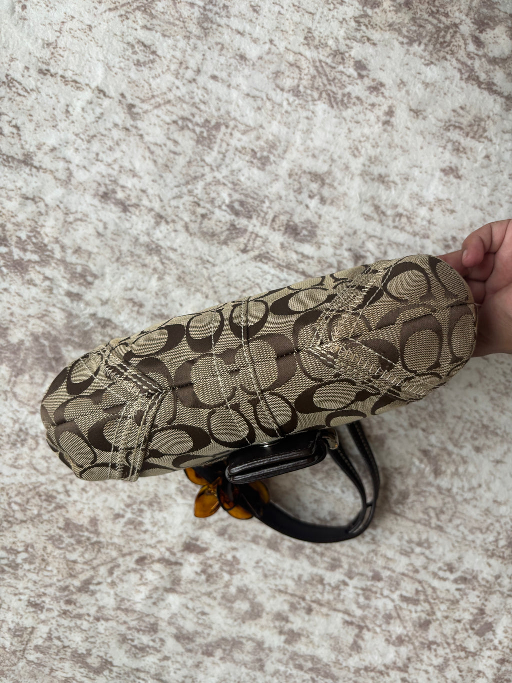 Y2K Coach Mini Soho Brown Signature