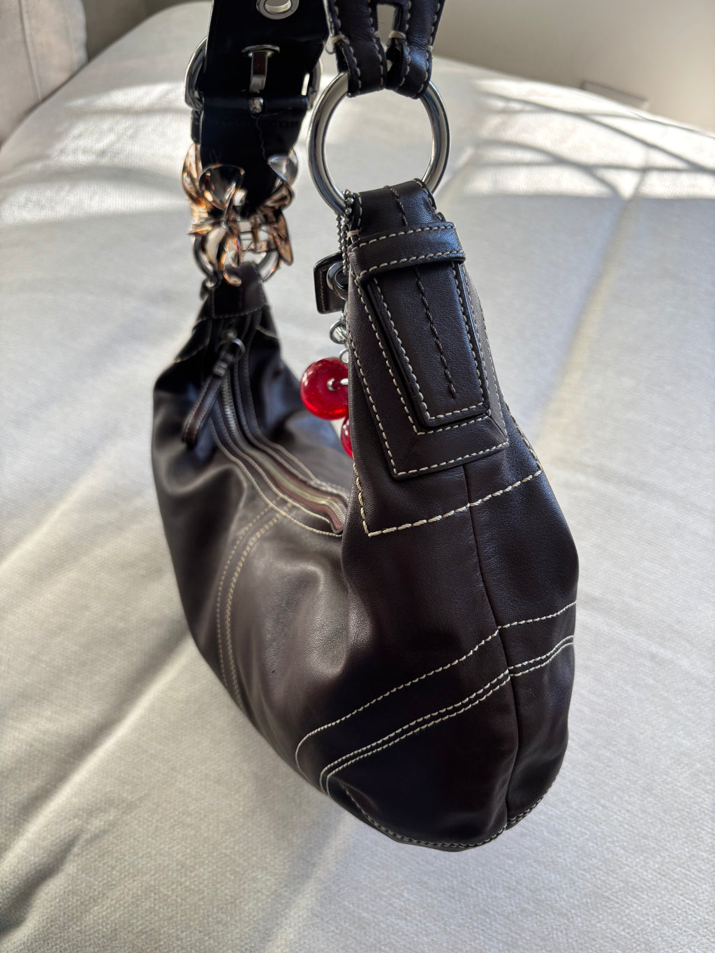 Y2K Coach Brown Hobo