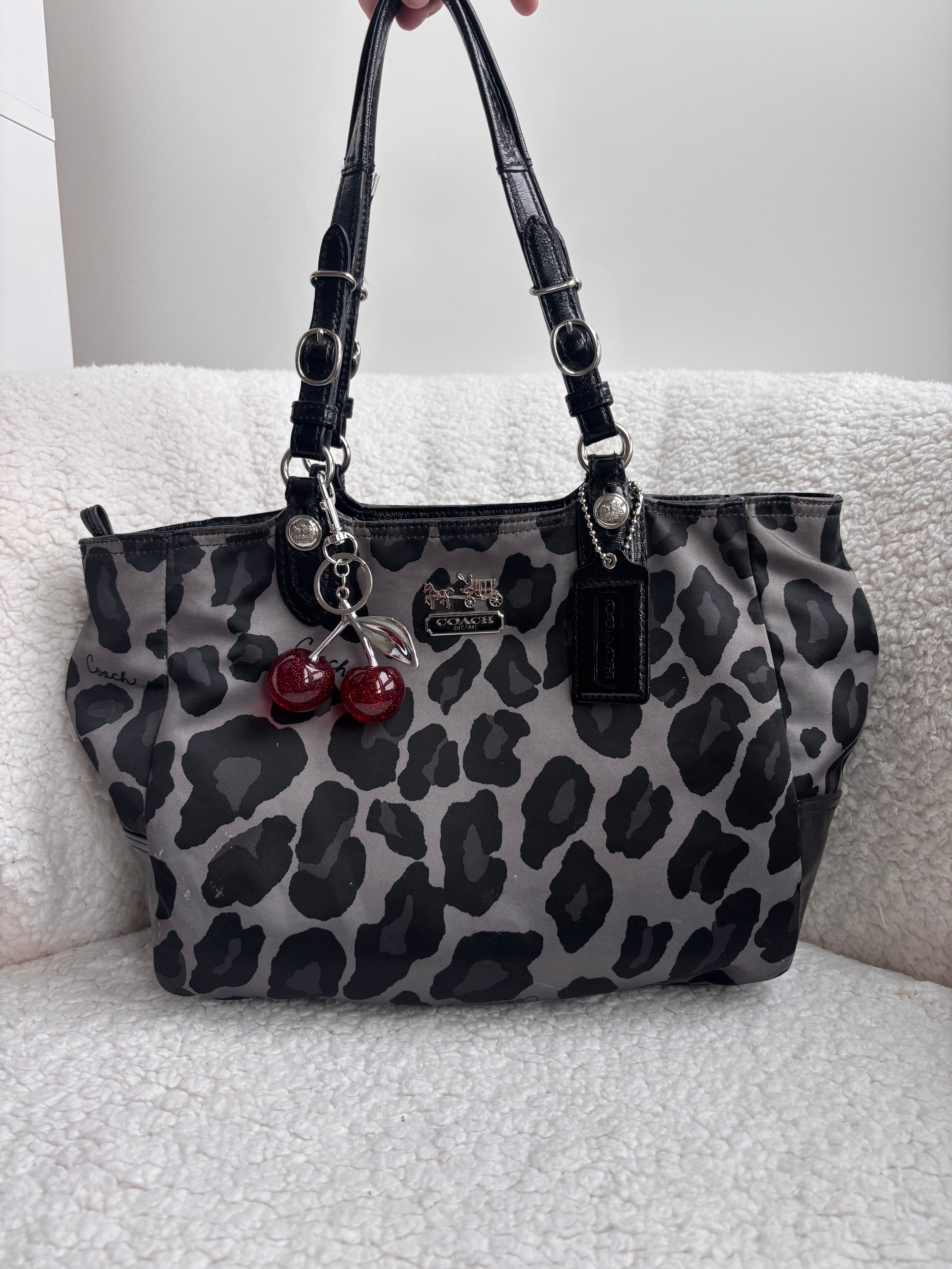 Coach Leopard Tote Bag