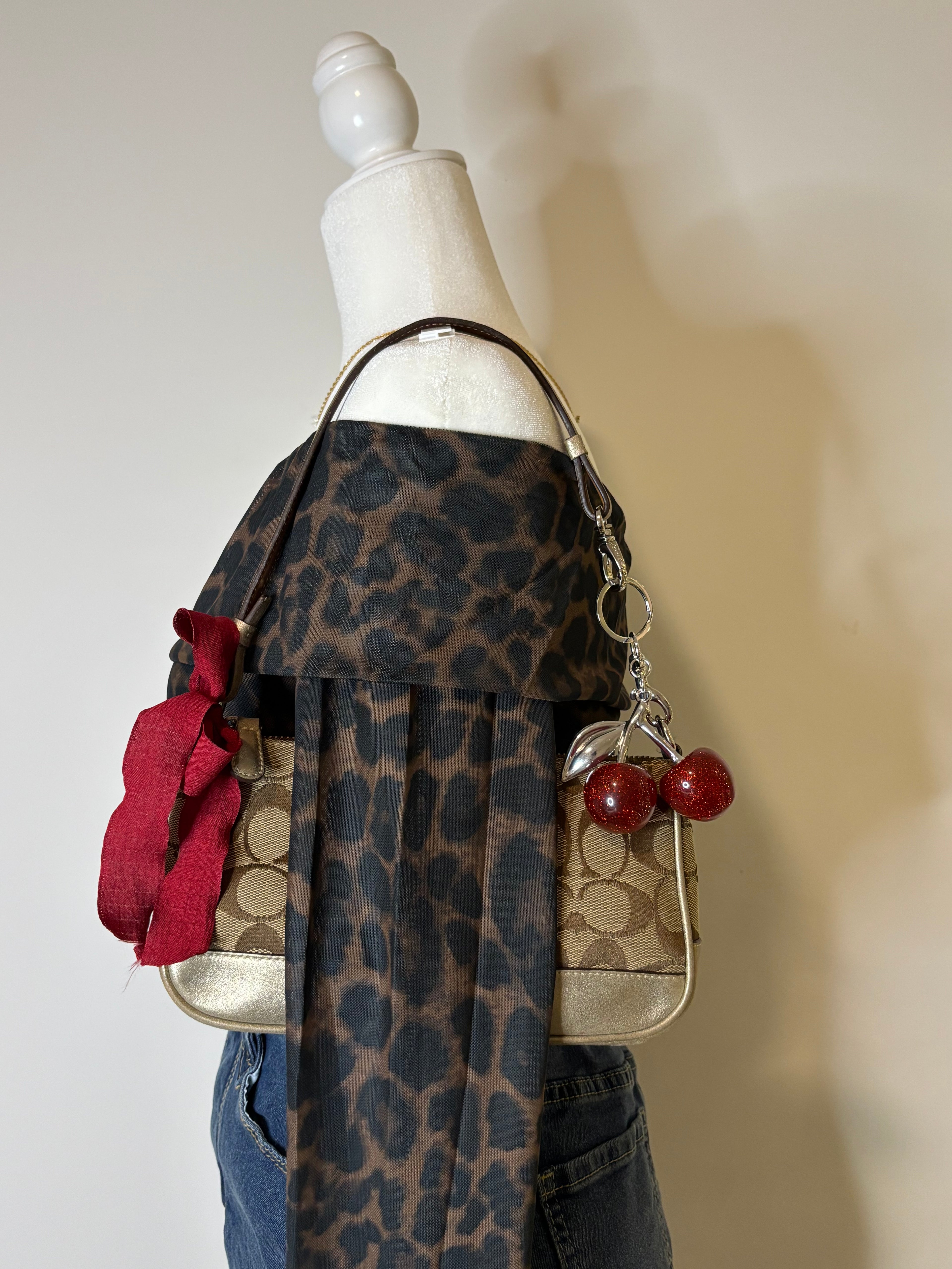 Coach Demi Bag Brown Signature