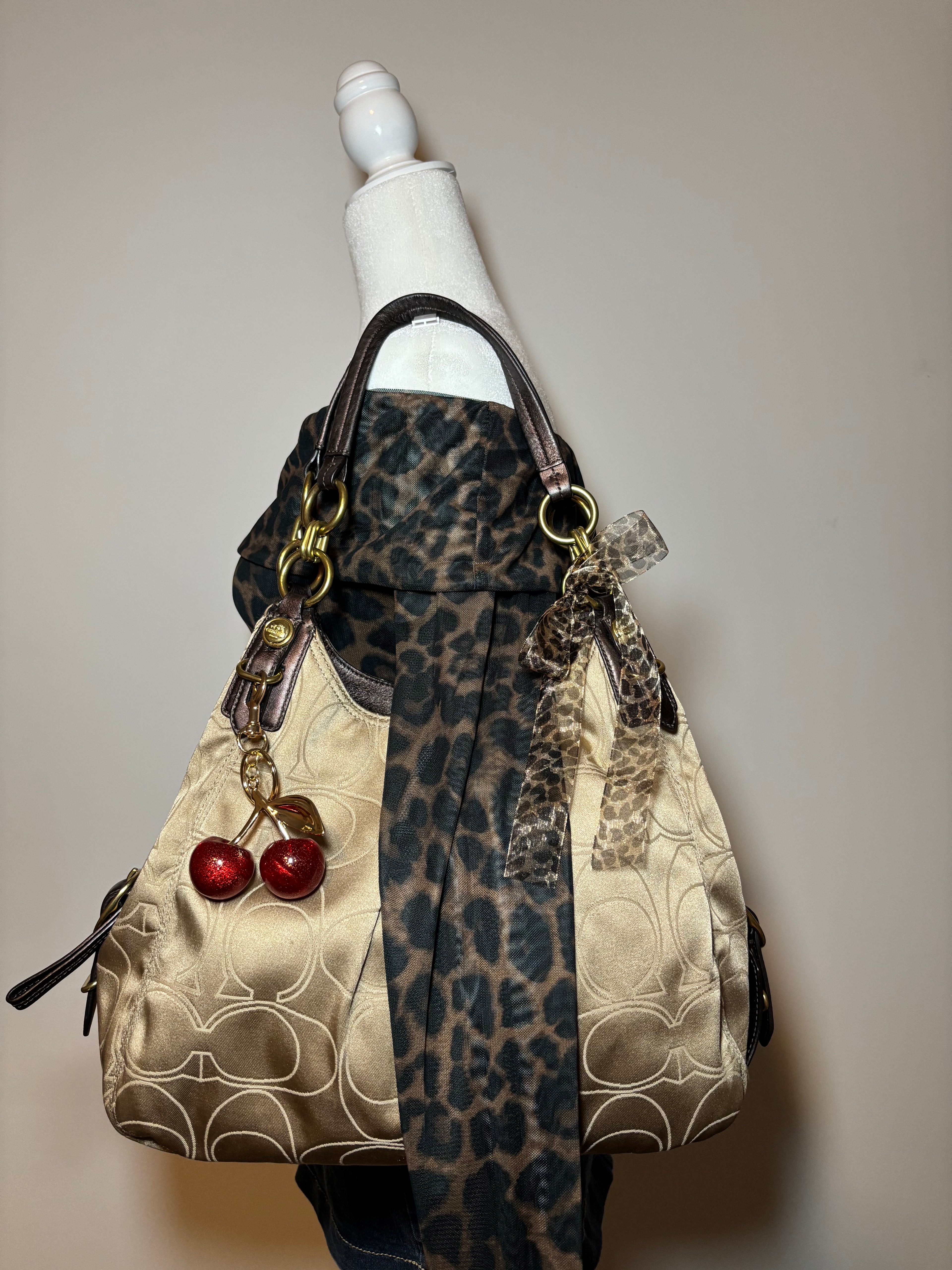 Coach Maggie Champagne Shoulder Bag