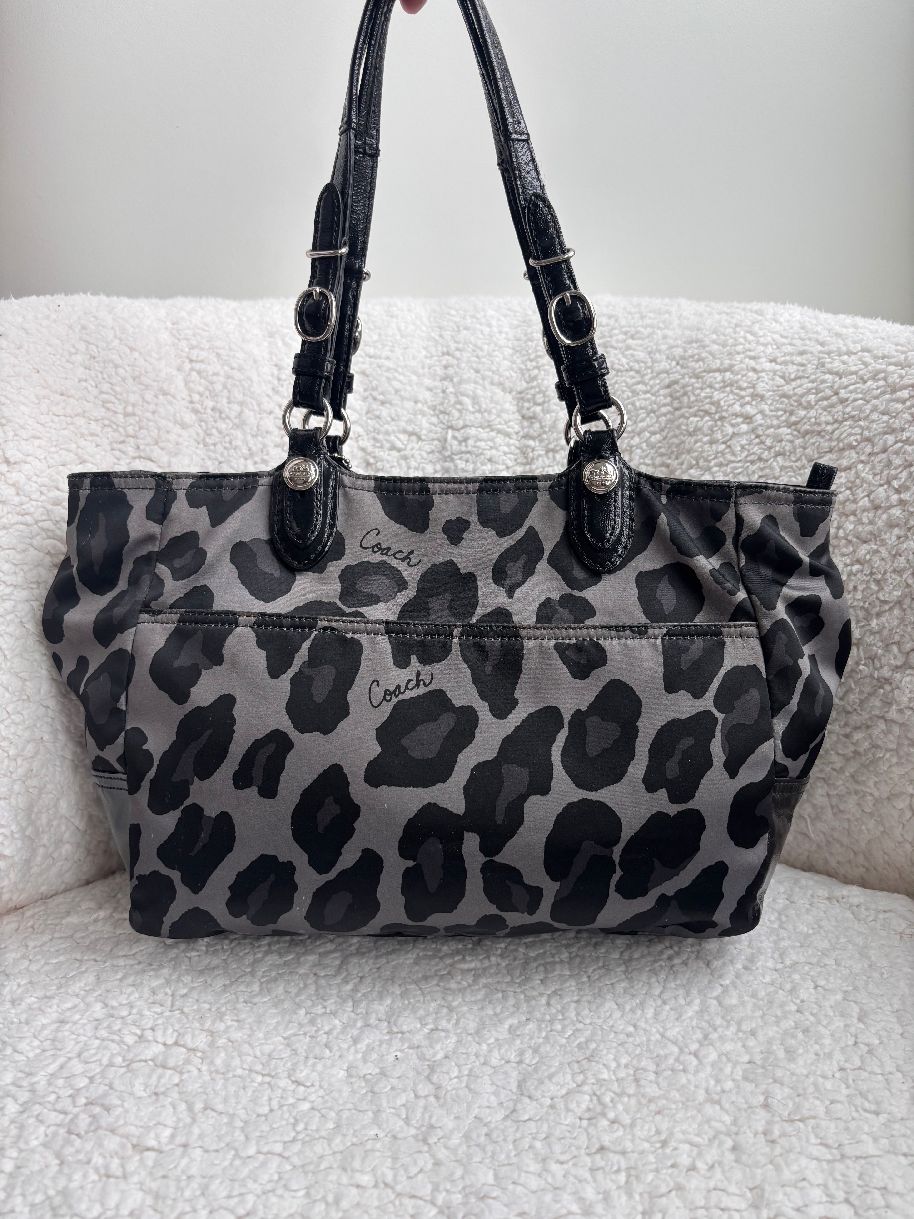 Coach Leopard Tote Bag