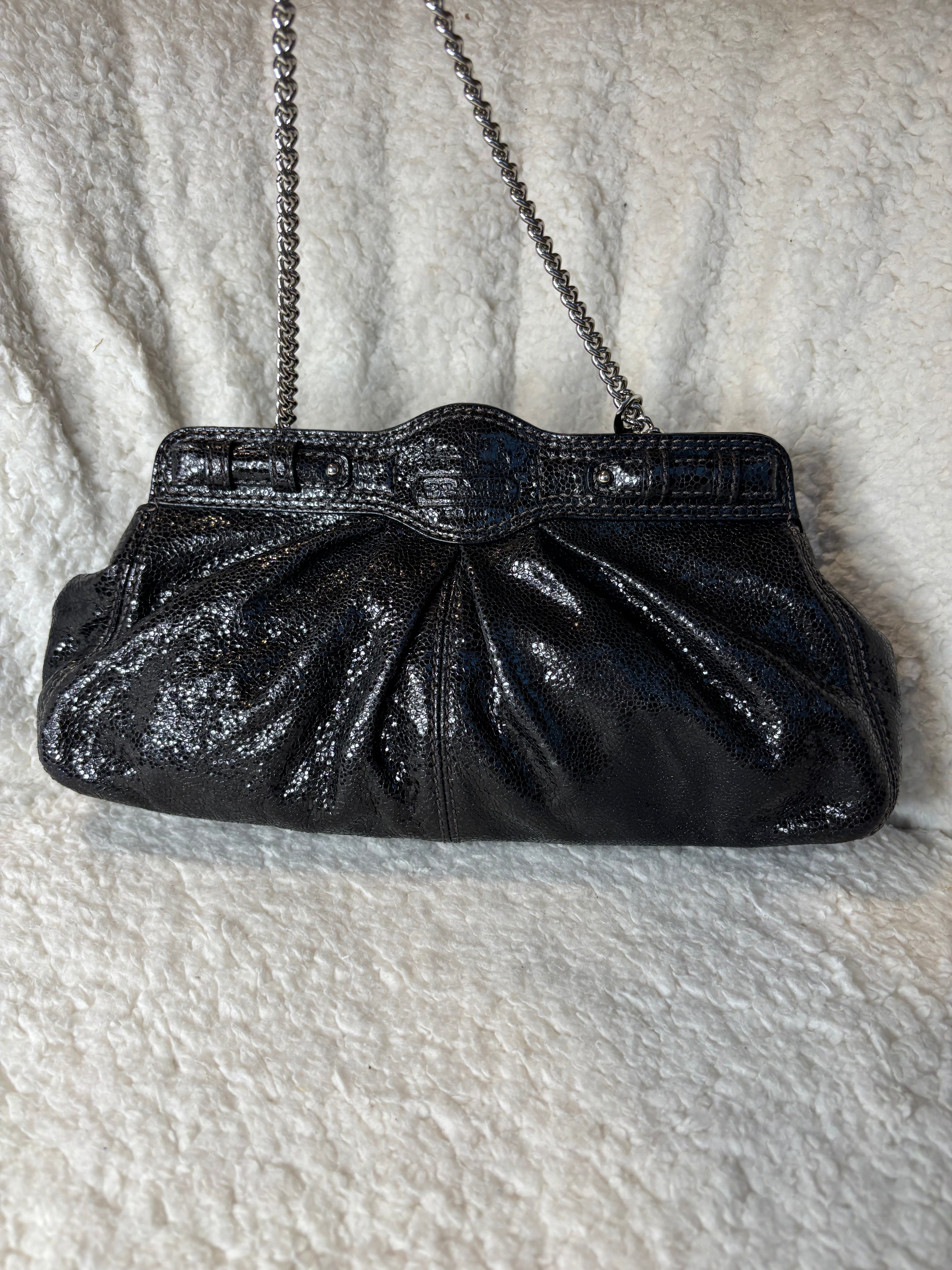 Y2K Coach Black Holiday Shoulder Bag