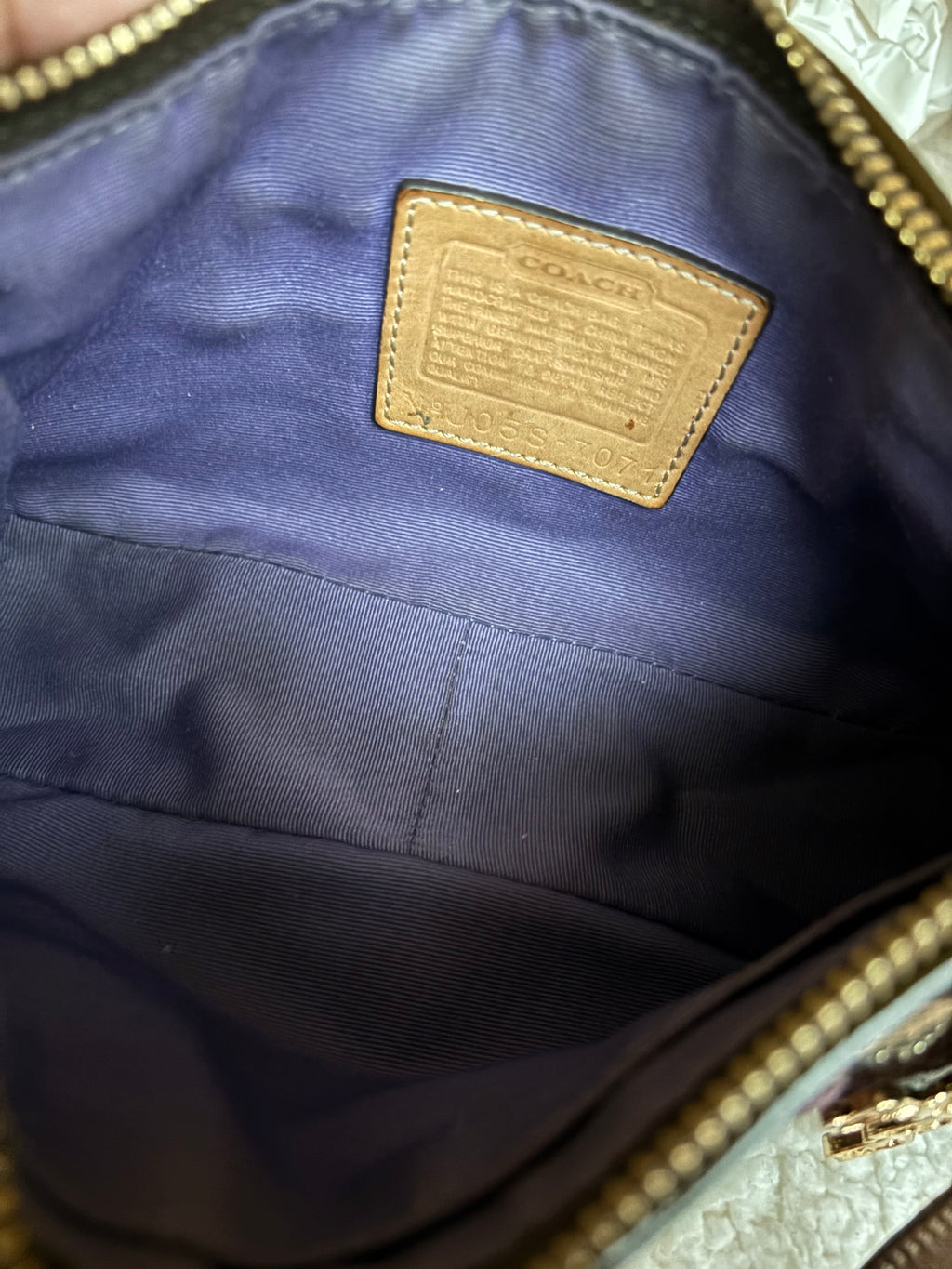 Coach Demi Bag Leopard Patchwork