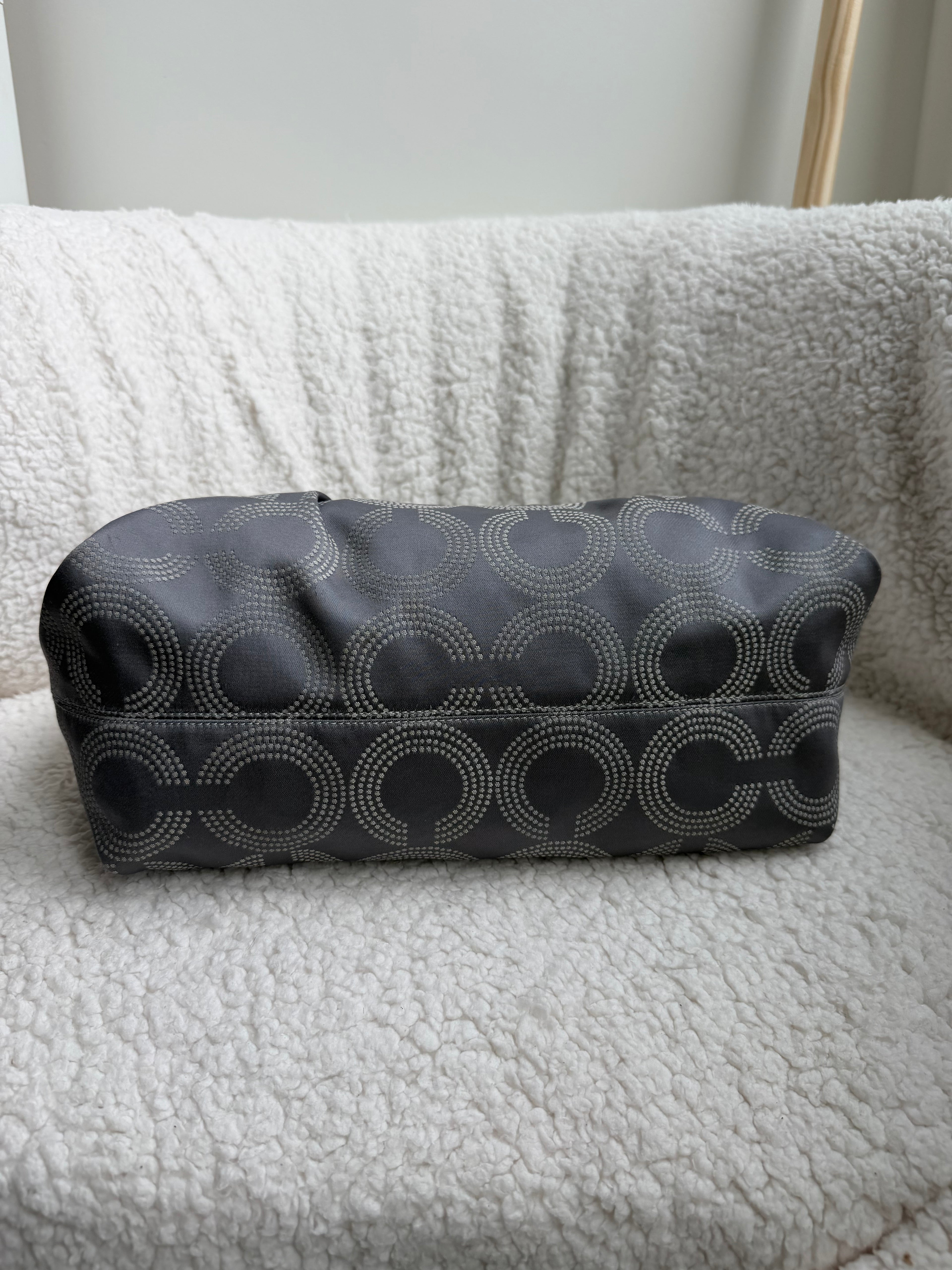 Coach Ashley Grey Shoulder Bag