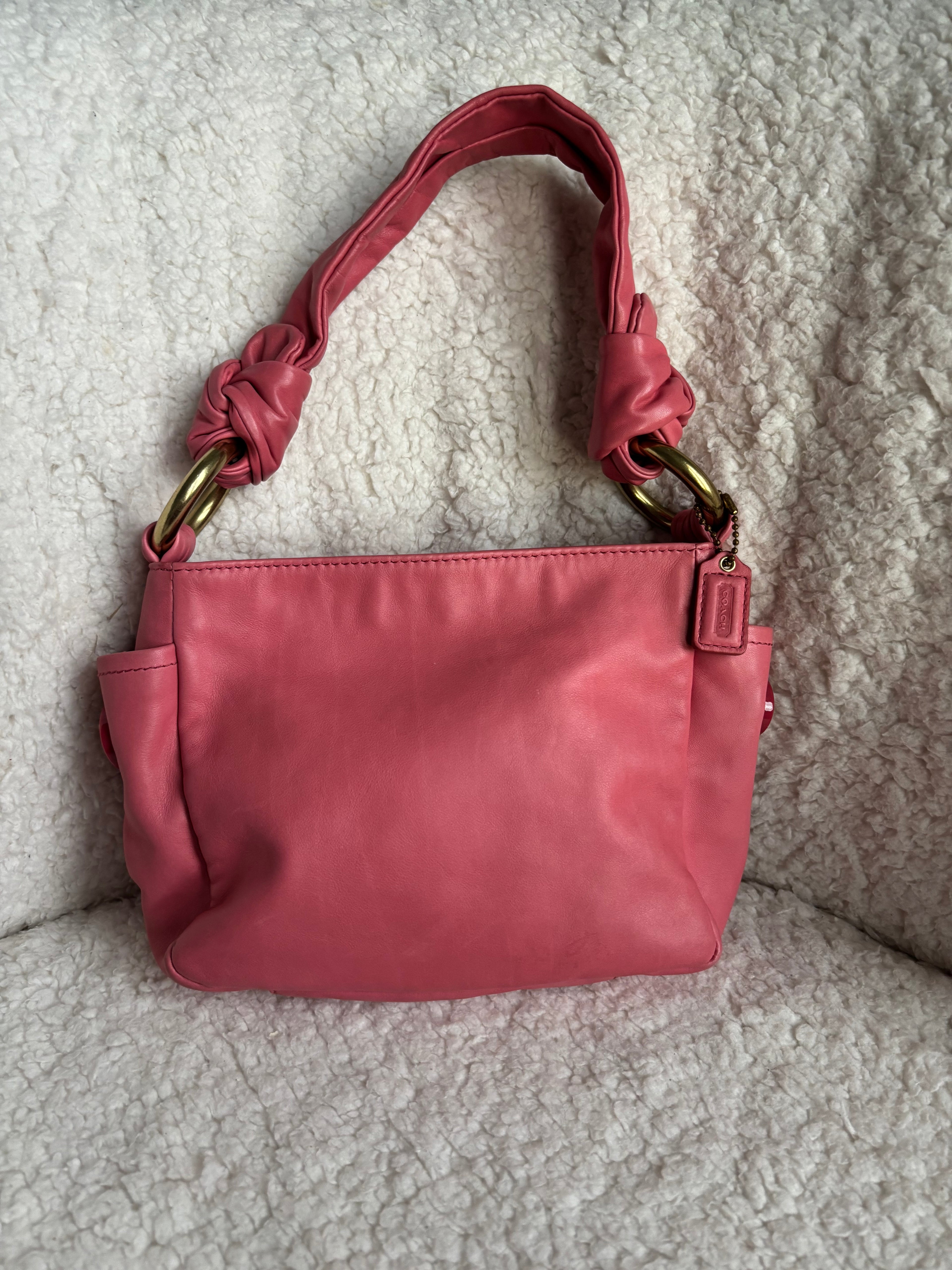 Y2K Coach Pink Salmon Mini Bag