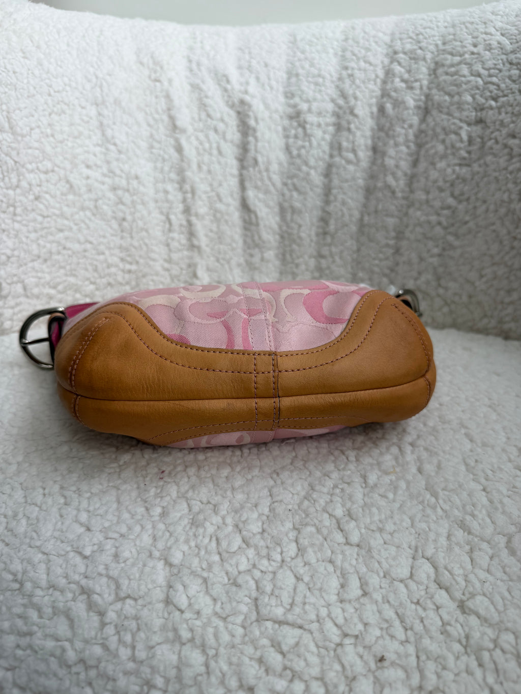 Coach Pink Optic Mini Hobo