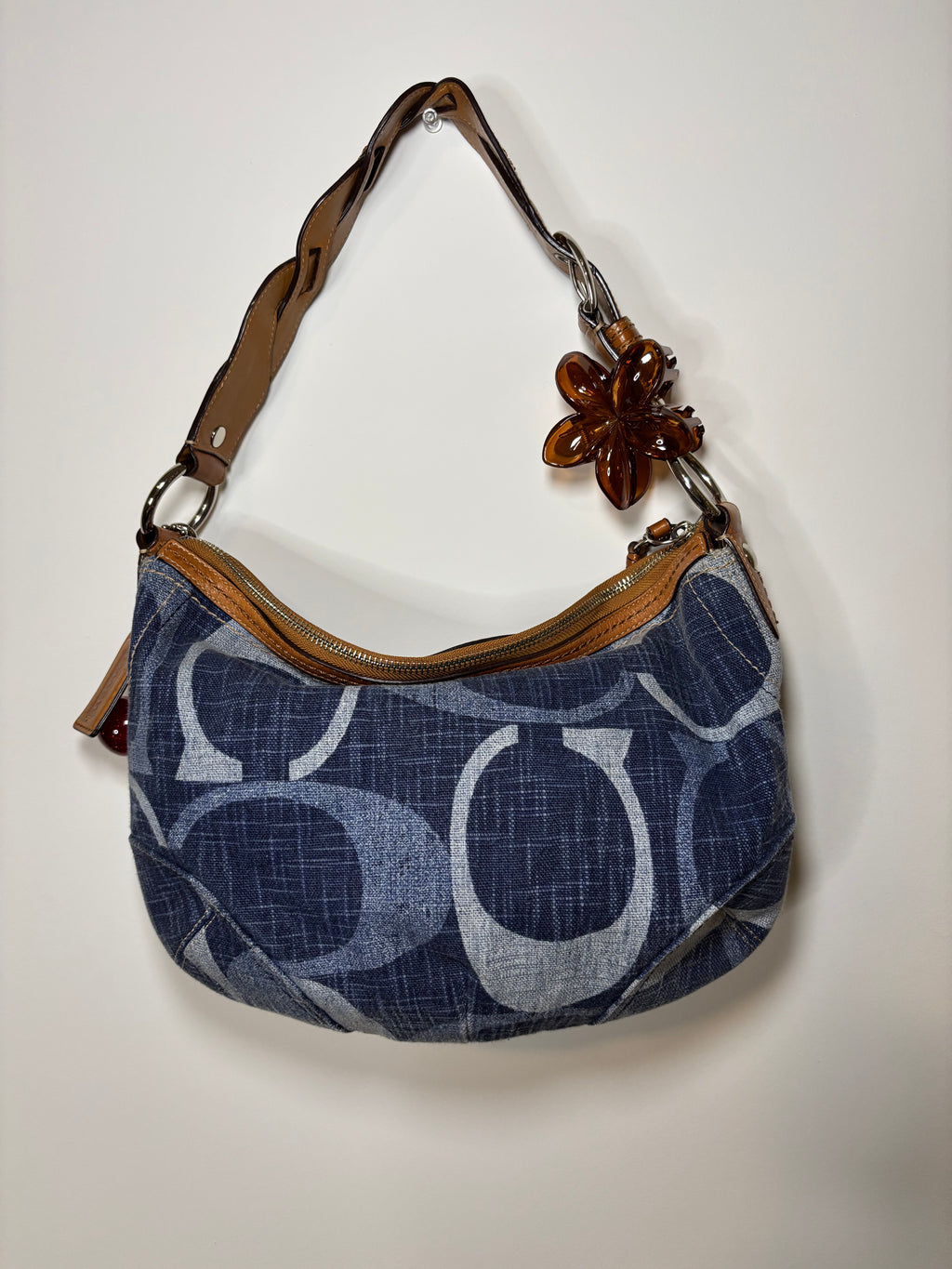 Coach Denim Hobo Shoulder Bag