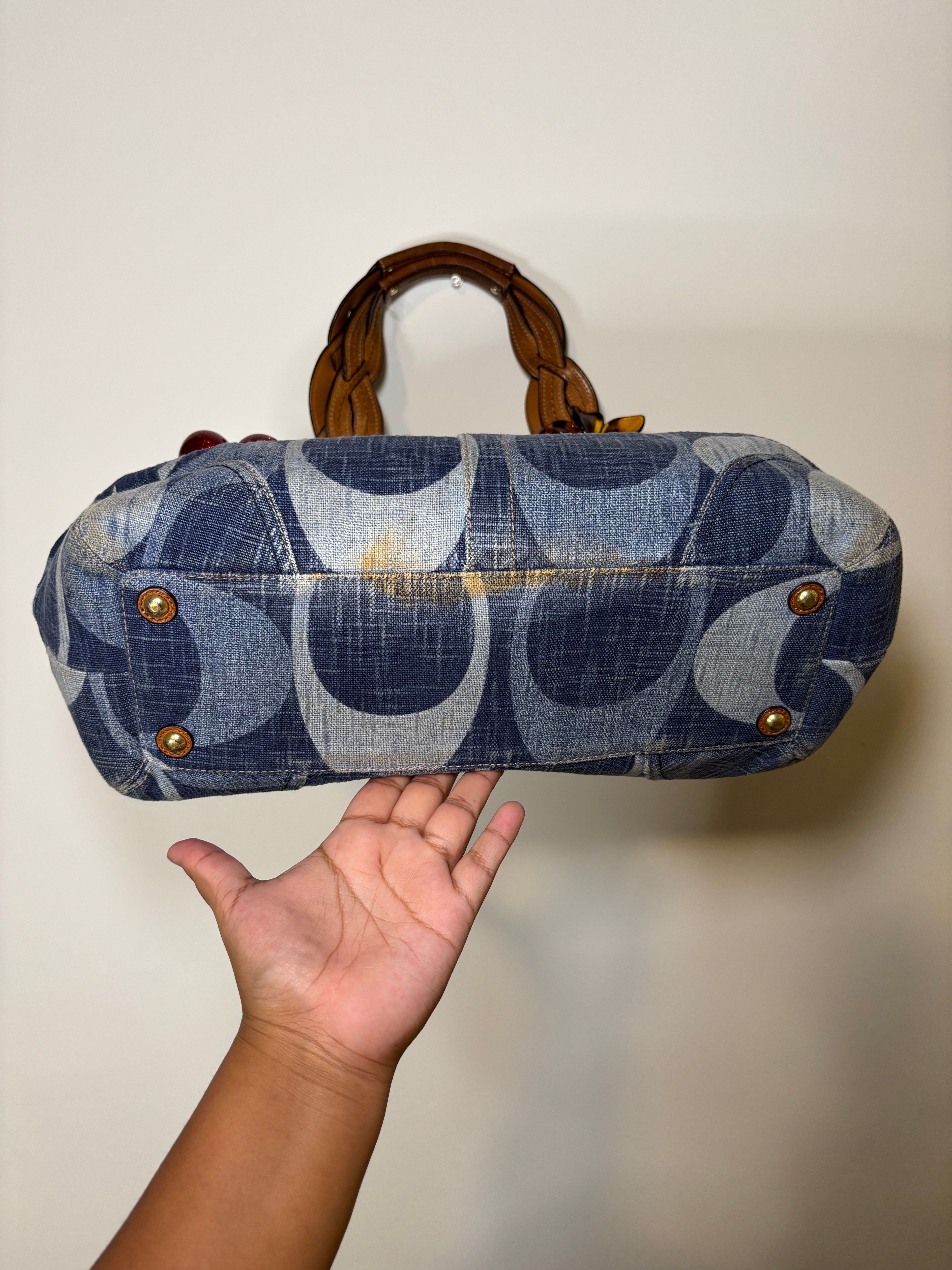 Coach Denim Shoulder Bag