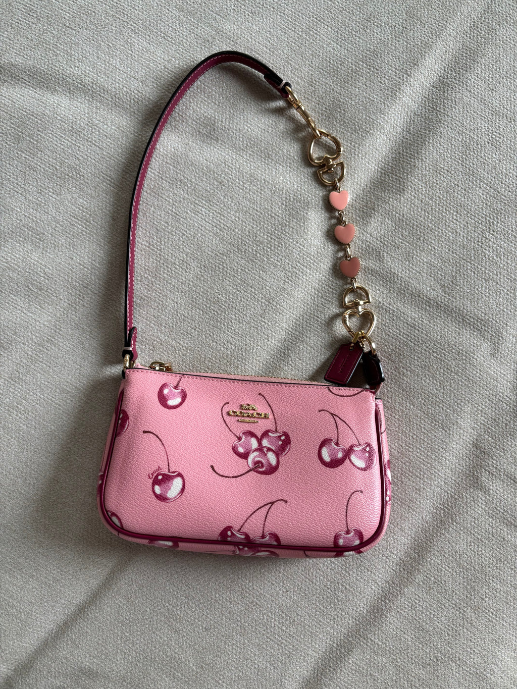 Y2k Coach Cherry Print Nolita 19