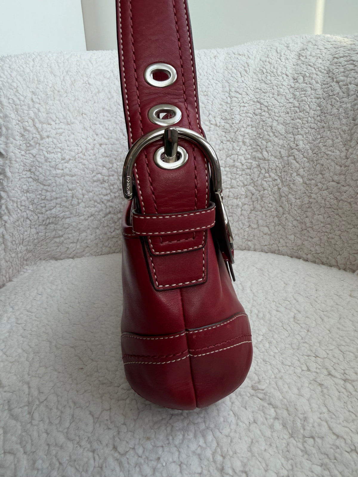 Coach Red Large Soho Leather