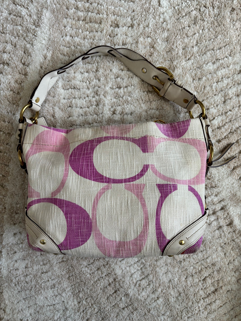 Coach Carly Pink Shoulder Bag