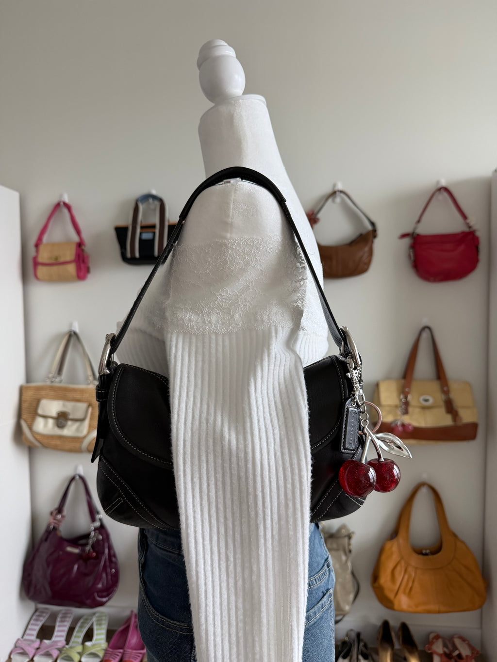 Coach Soho Mini Black Leather