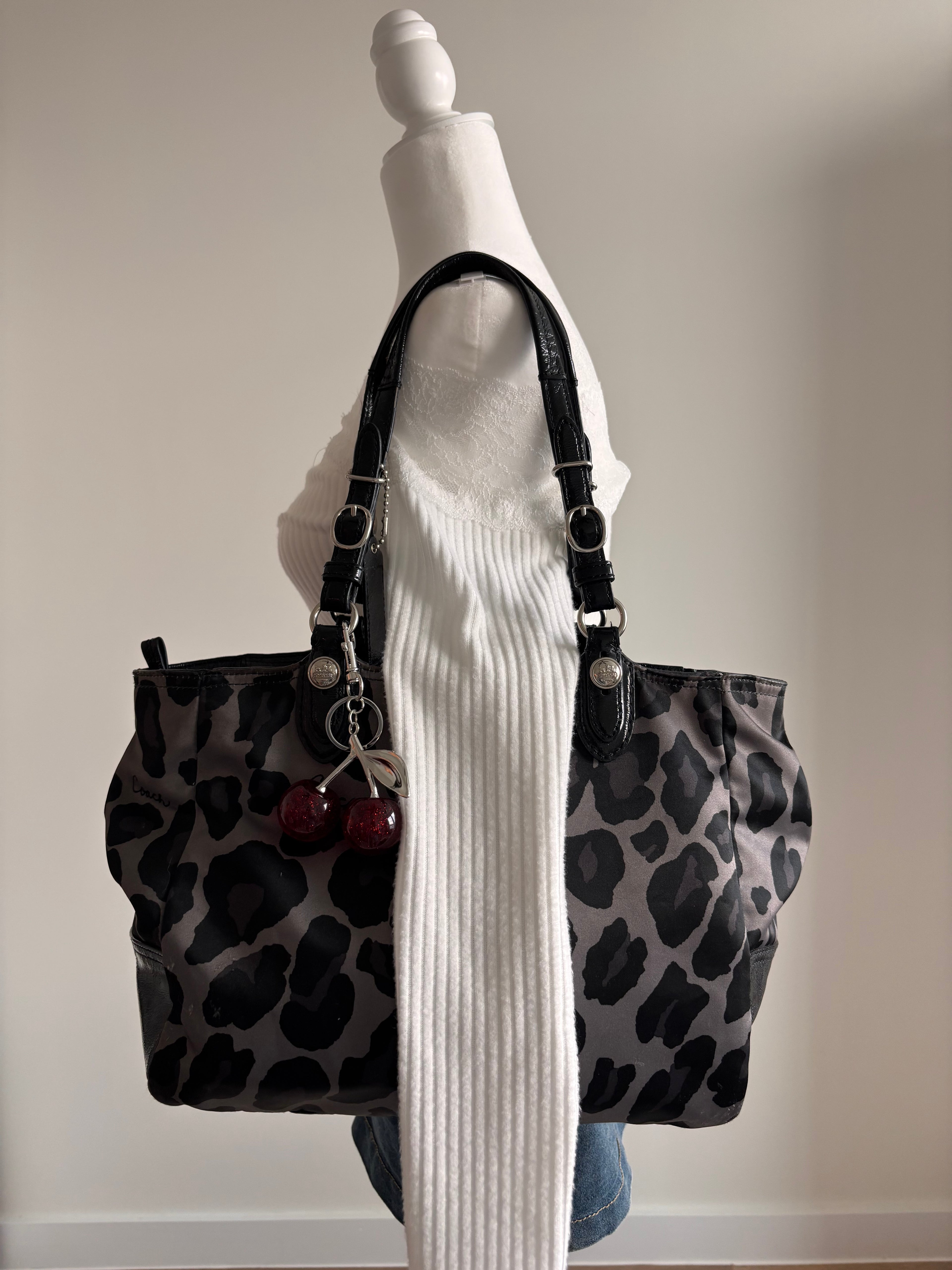 Coach Leopard Tote Bag