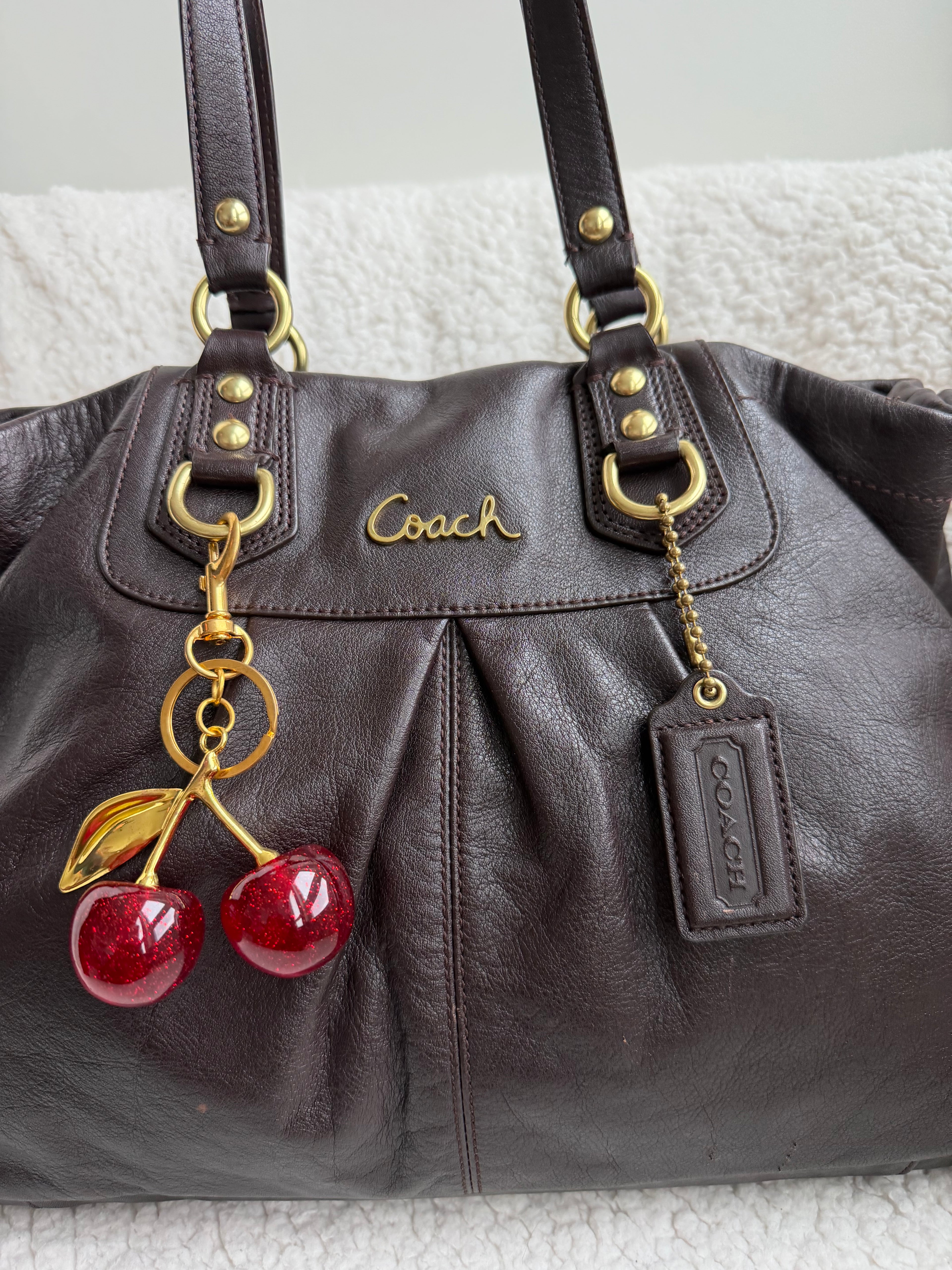 Coach Brown Leather Tote
