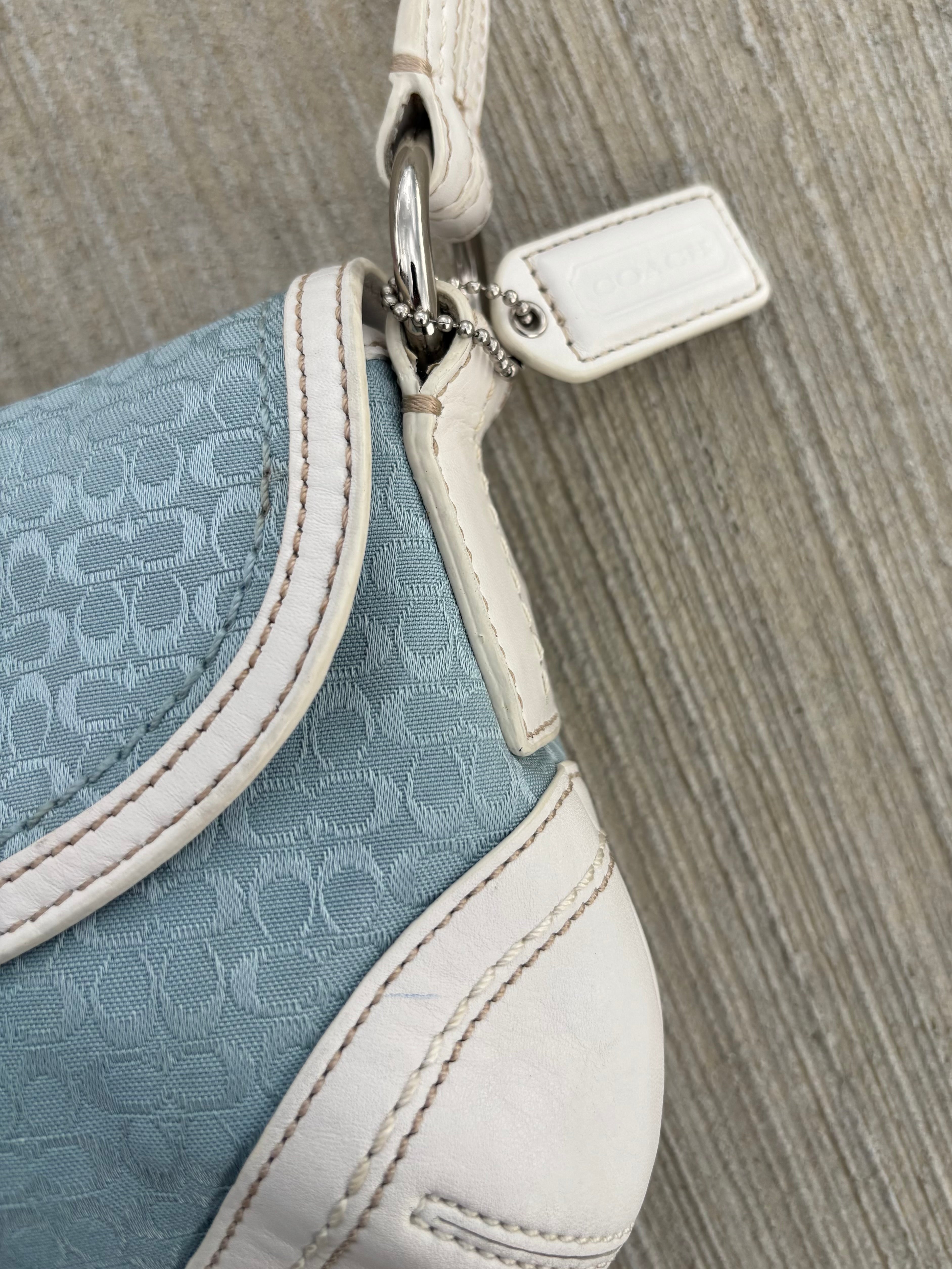 Y2K Coach Blue Mini Soho