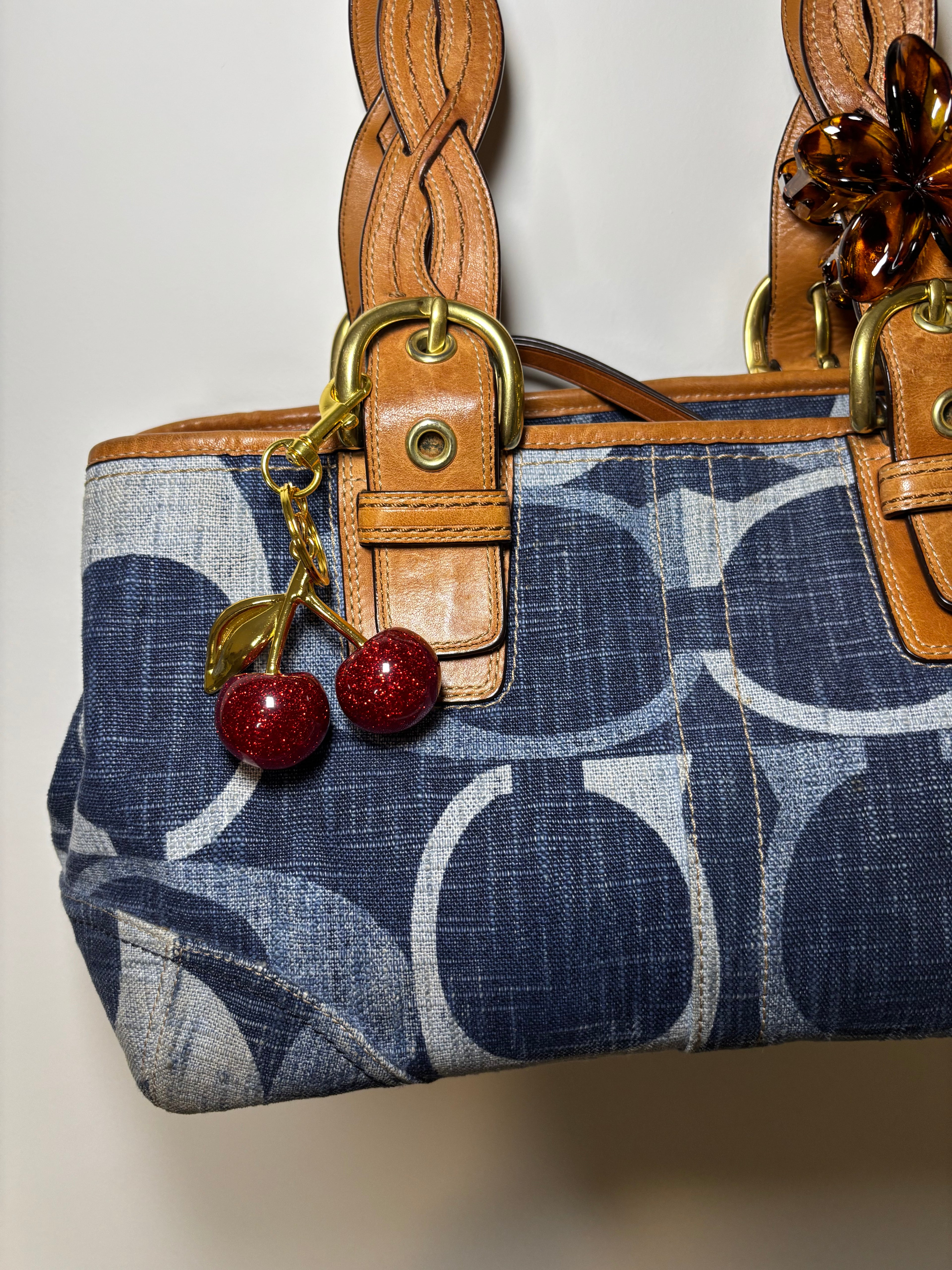 Coach Denim Shoulder Bag