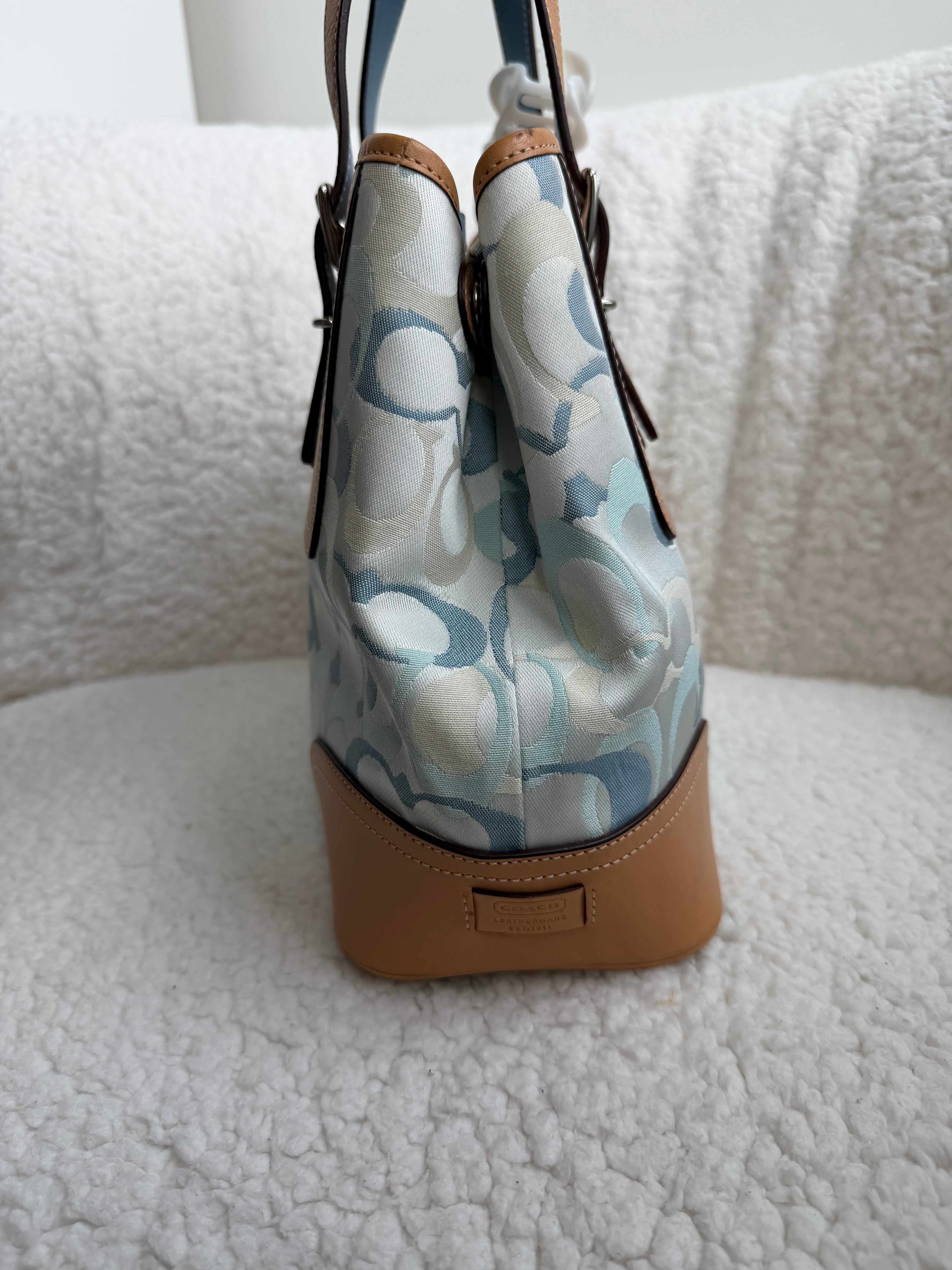 Coach Blue Optic Bag
