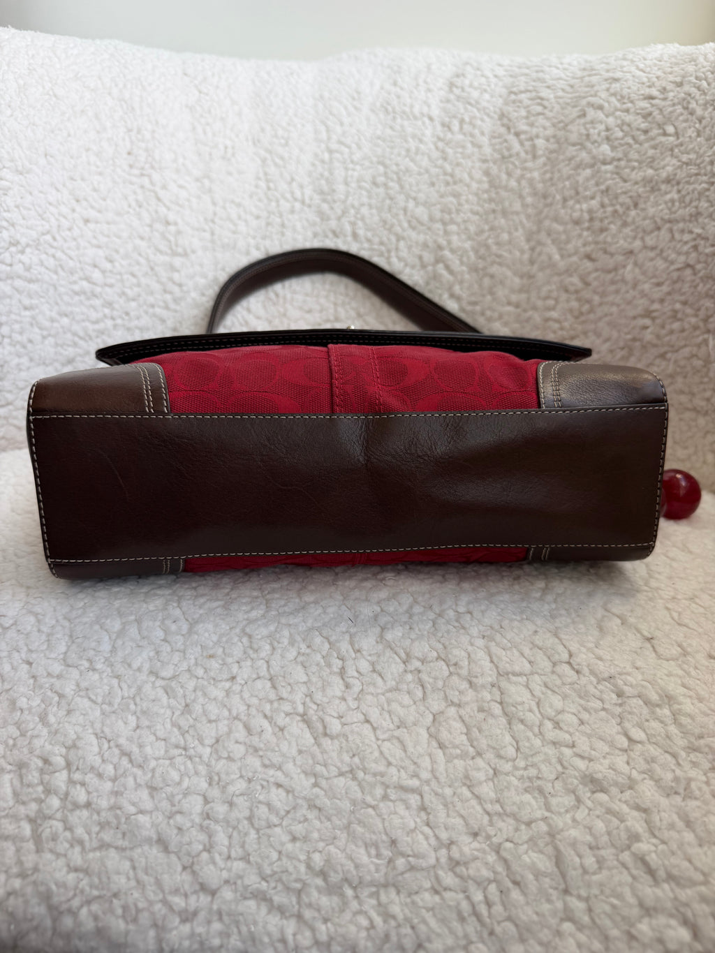 Coach Red Hampton Shoulder Bag