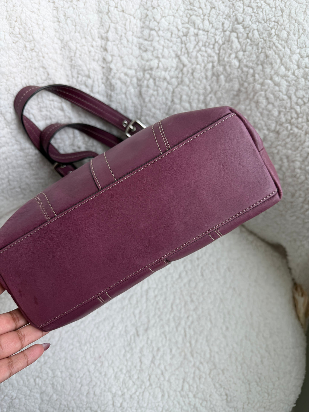 Coach Purple Tote