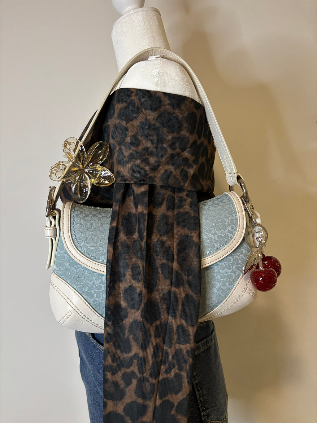 Coach Mini Soho Blue Signature