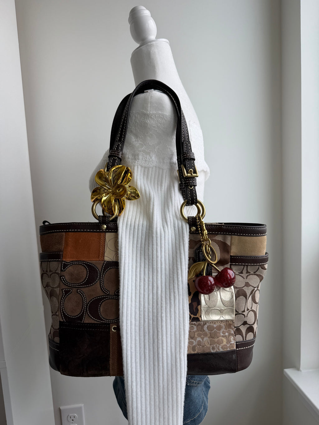 Coach Patchwork Tote Shoulder Bag