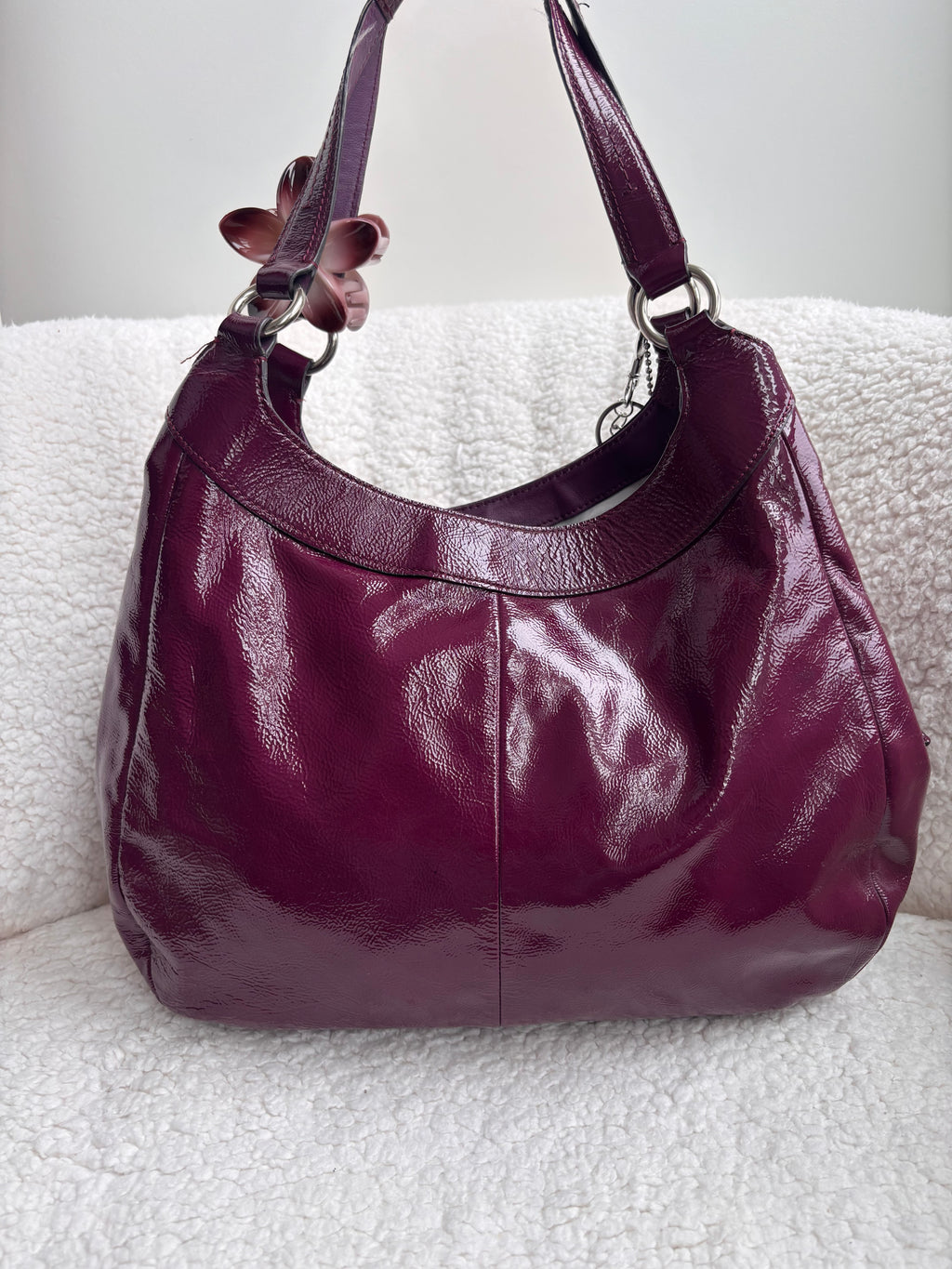 Coach Patent Leather Shoulder Bag