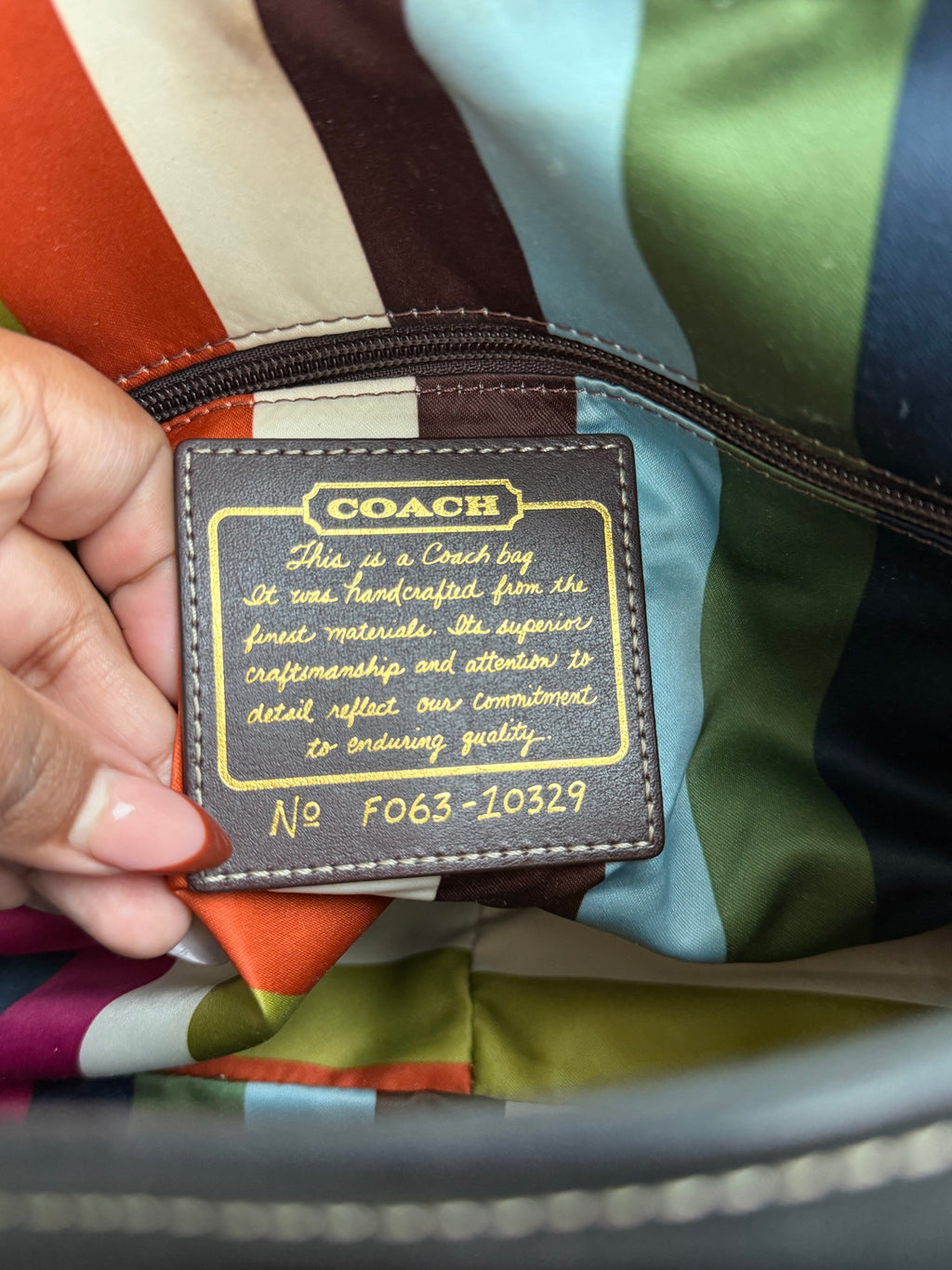 Coach Lagacy Ali Flap 65th Anniversary