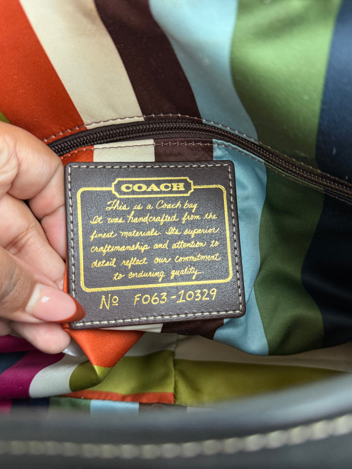 Coach Lagacy Ali Flap 65th Anniversary