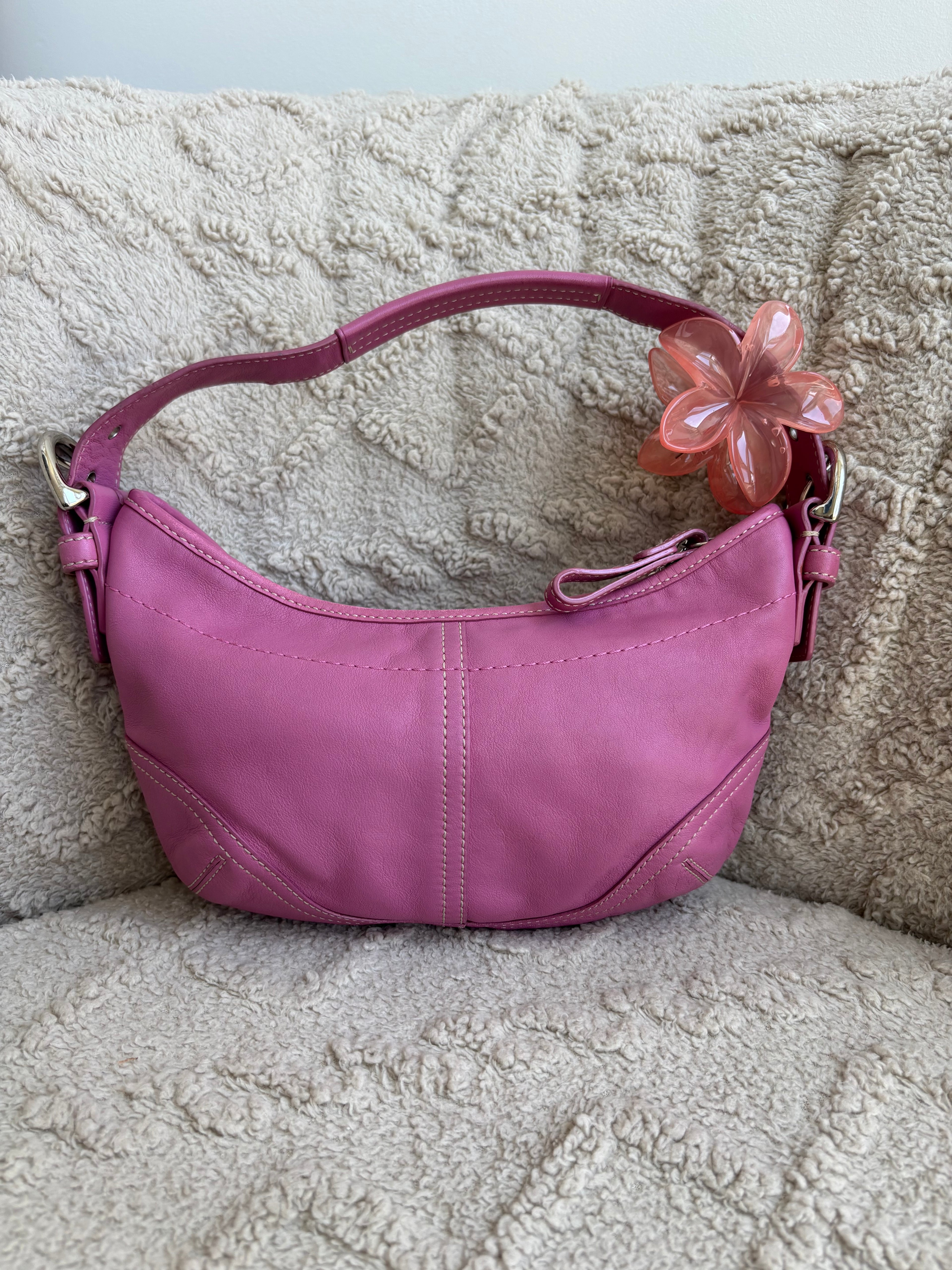 Y2K Coach Pink Mini Hobo