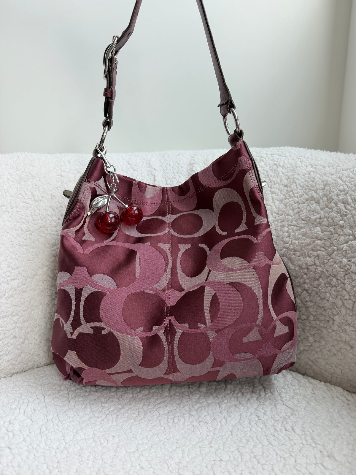 Coach Burgundy Large Tote