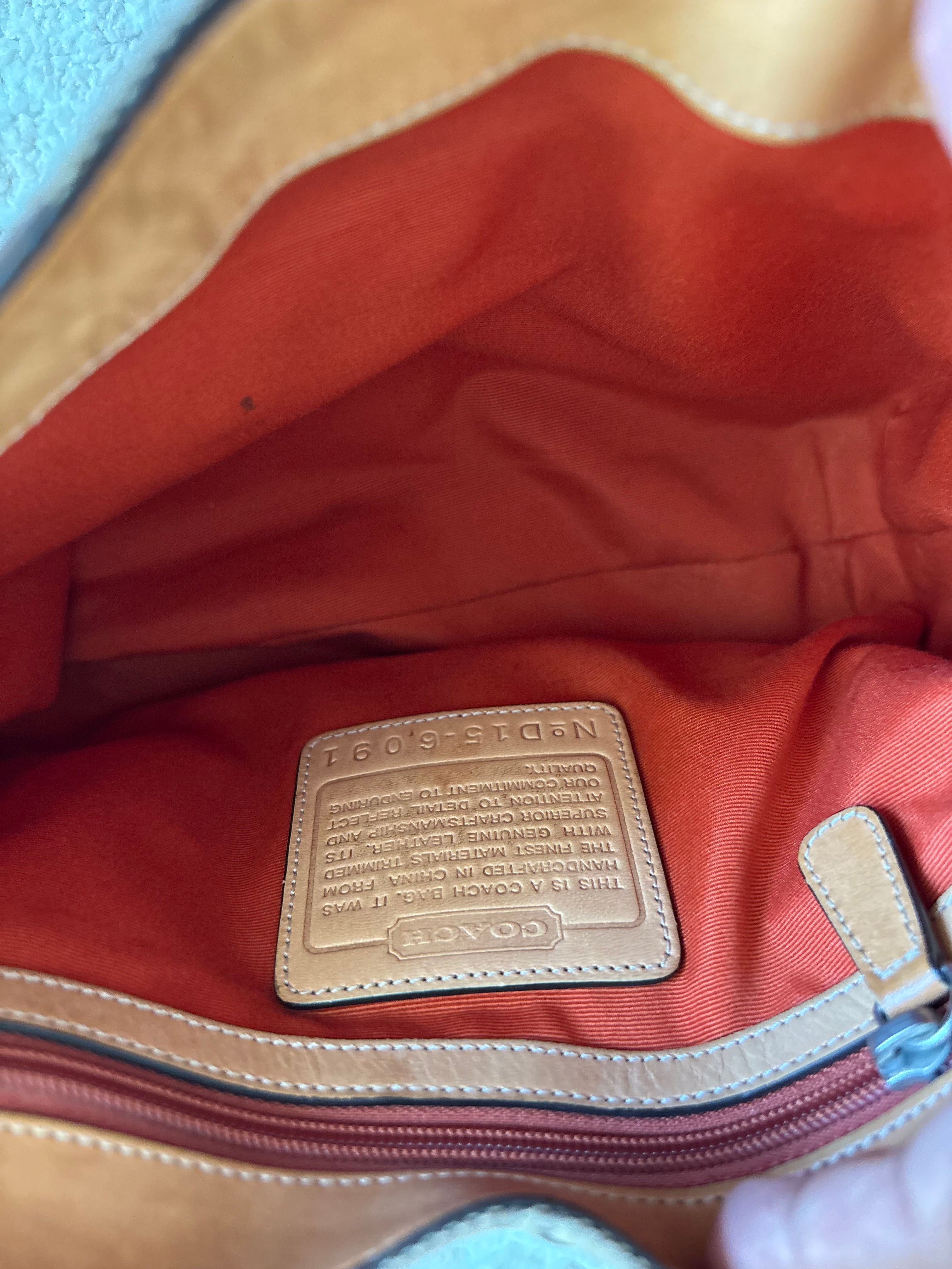 Coach Brown Hampton Shoulder Bag