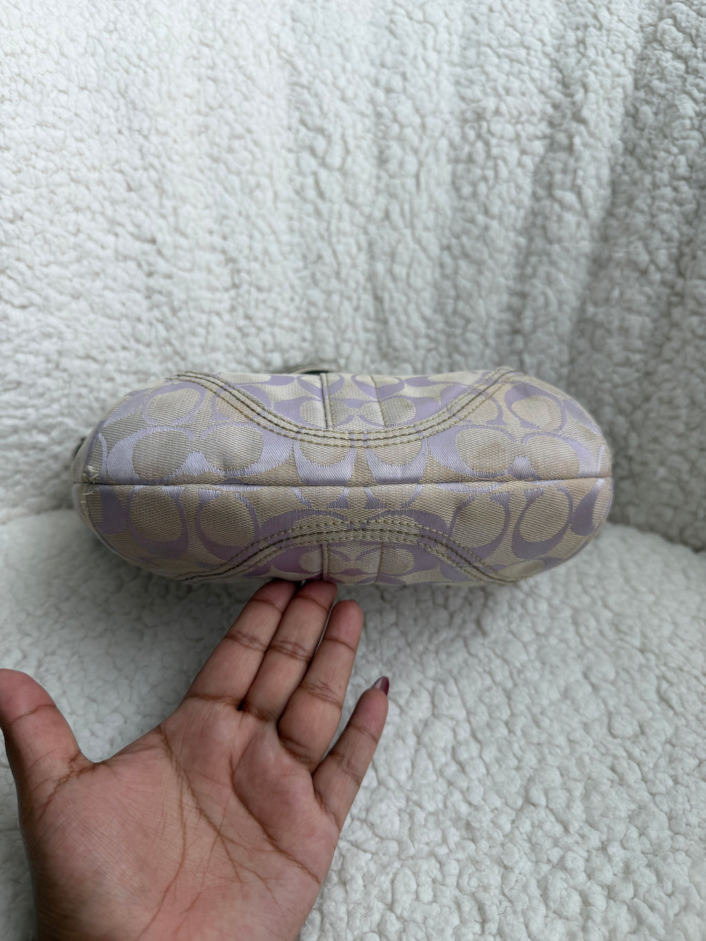 Coach Purple Signature Mini Hobo