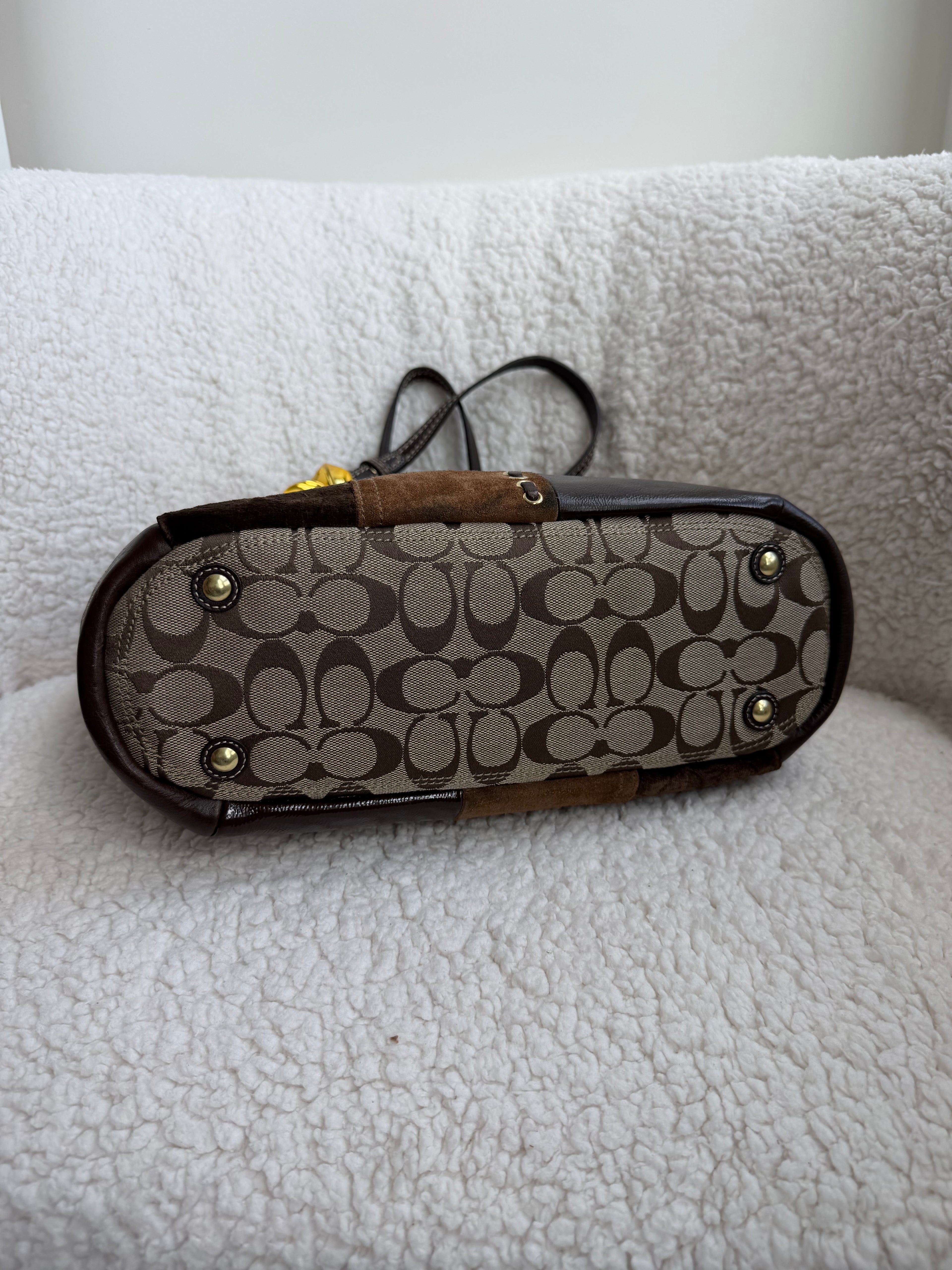 Coach Patchwork Tote Shoulder Bag