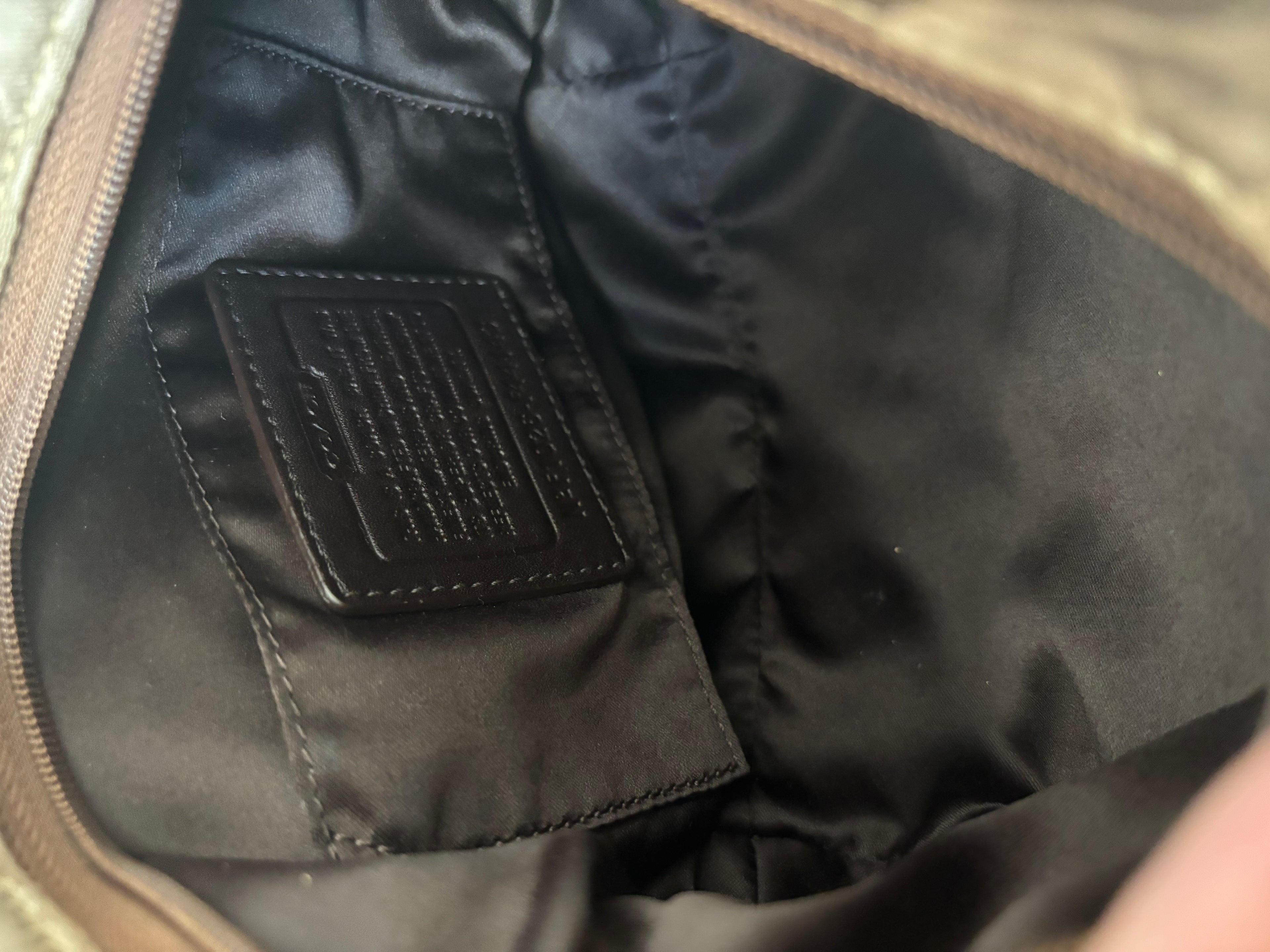 Y2K Coach Mini Brown Carly