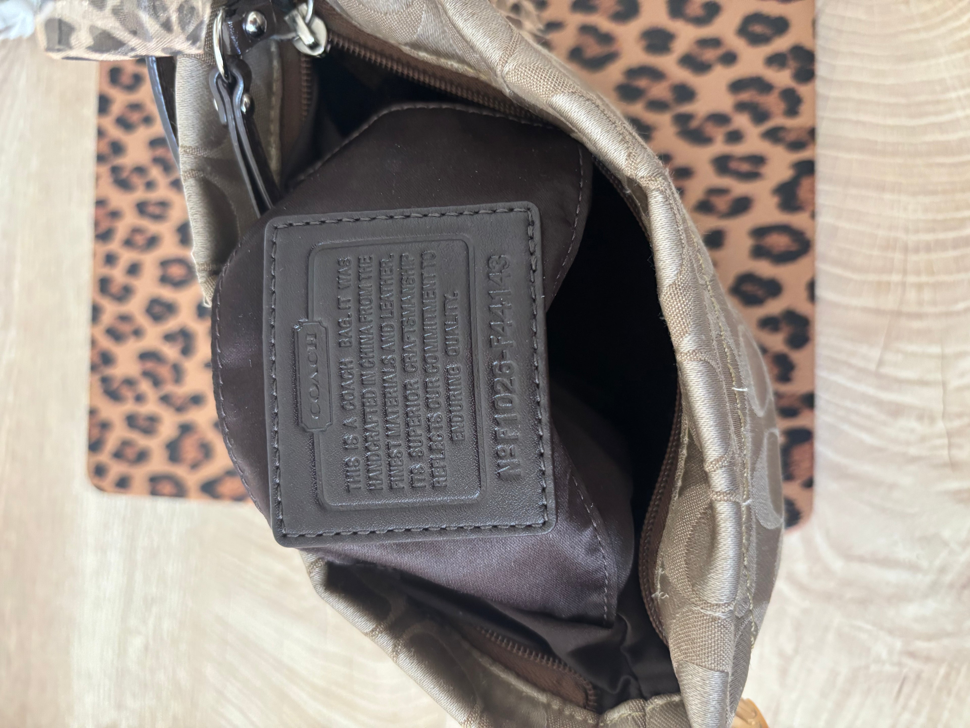 Y2K Coach Mini Brown Carly