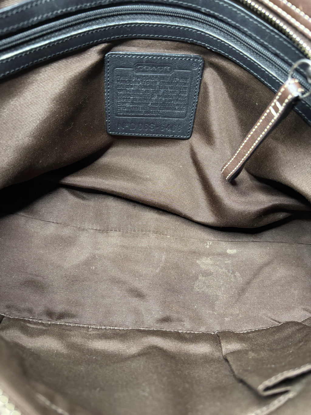 Y2K Coach Soho 2 Pocket Shoulder Bag Brown