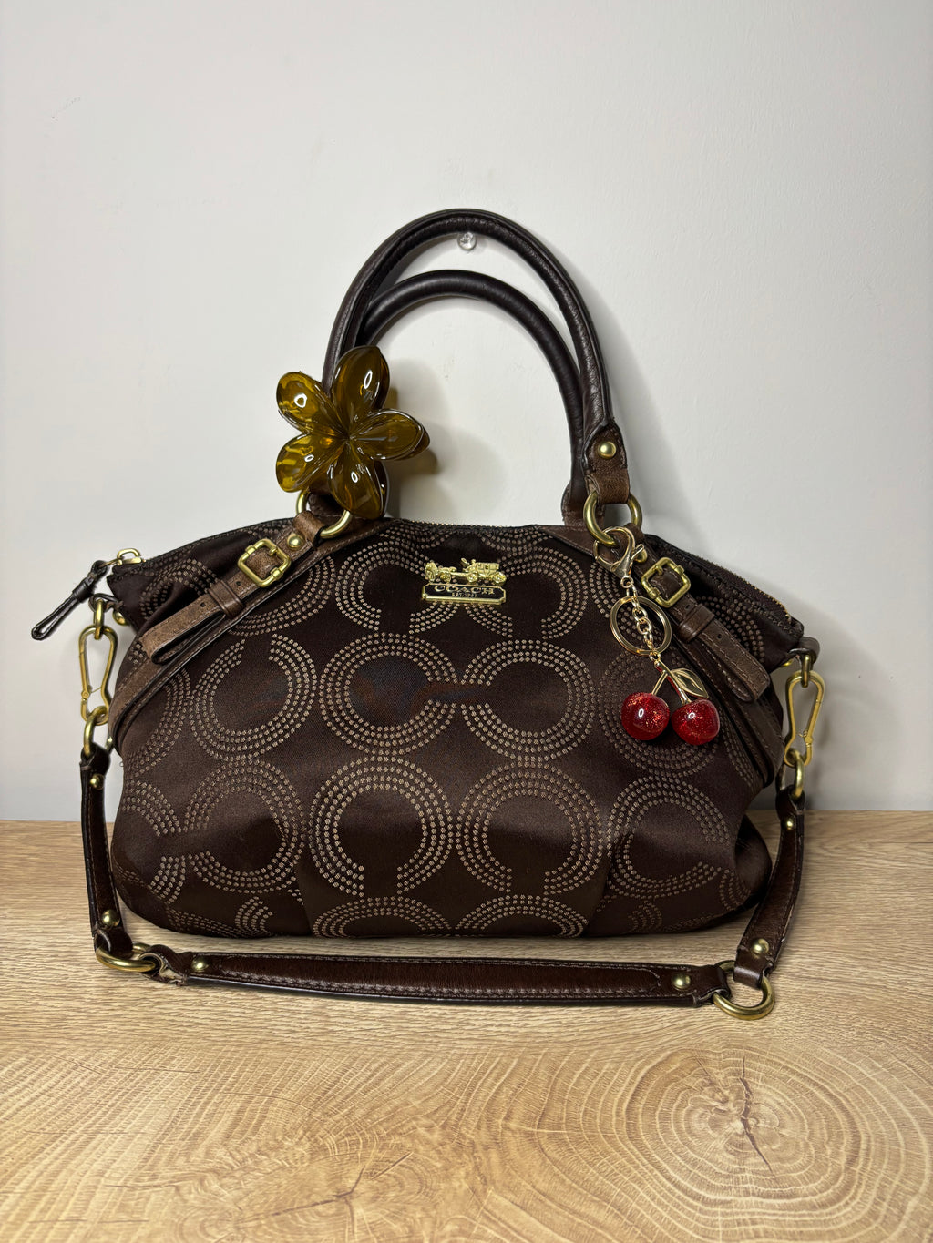 Coach Op Art Satchel Bag