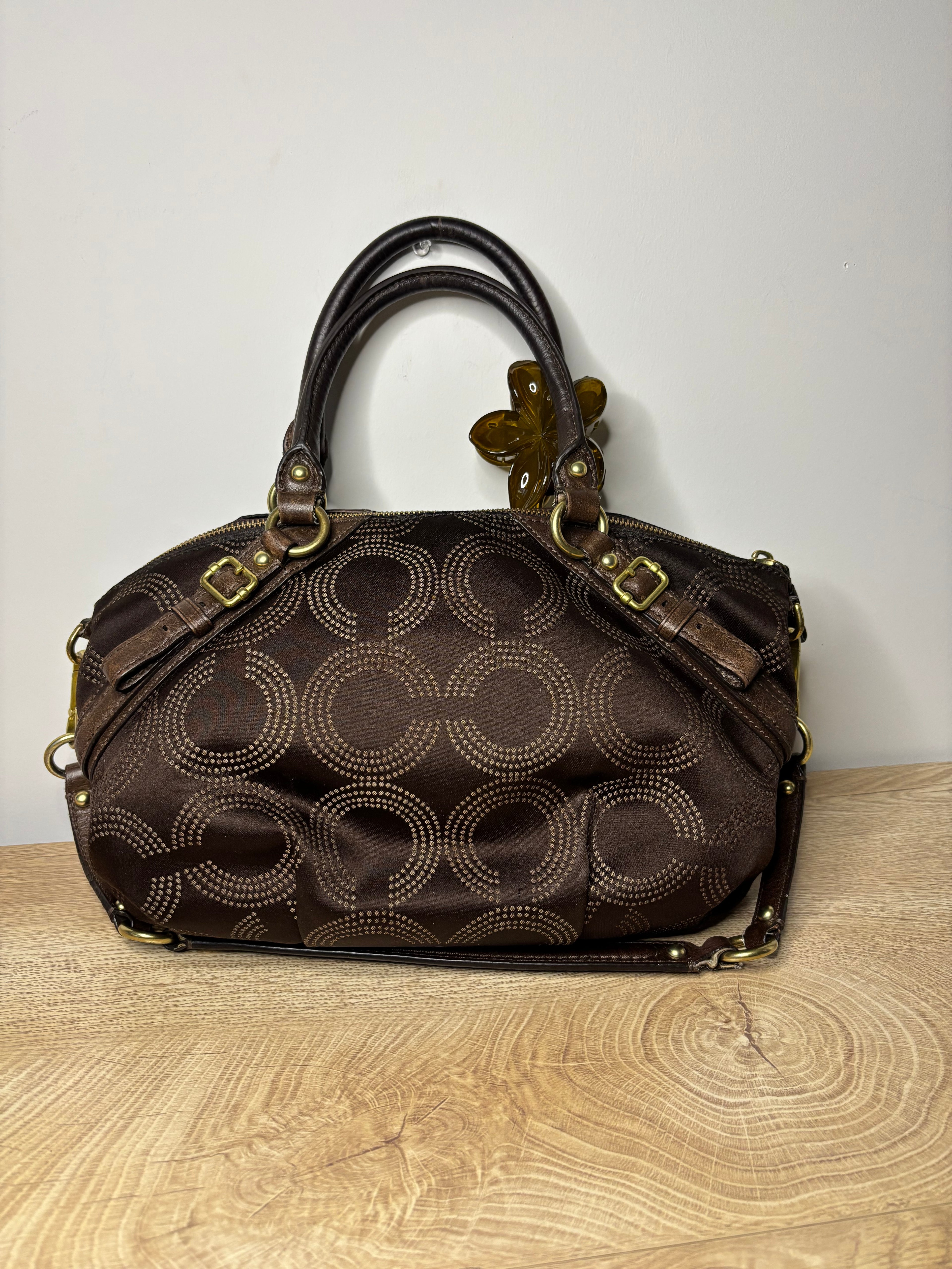 Coach Op Art Satchel Bag