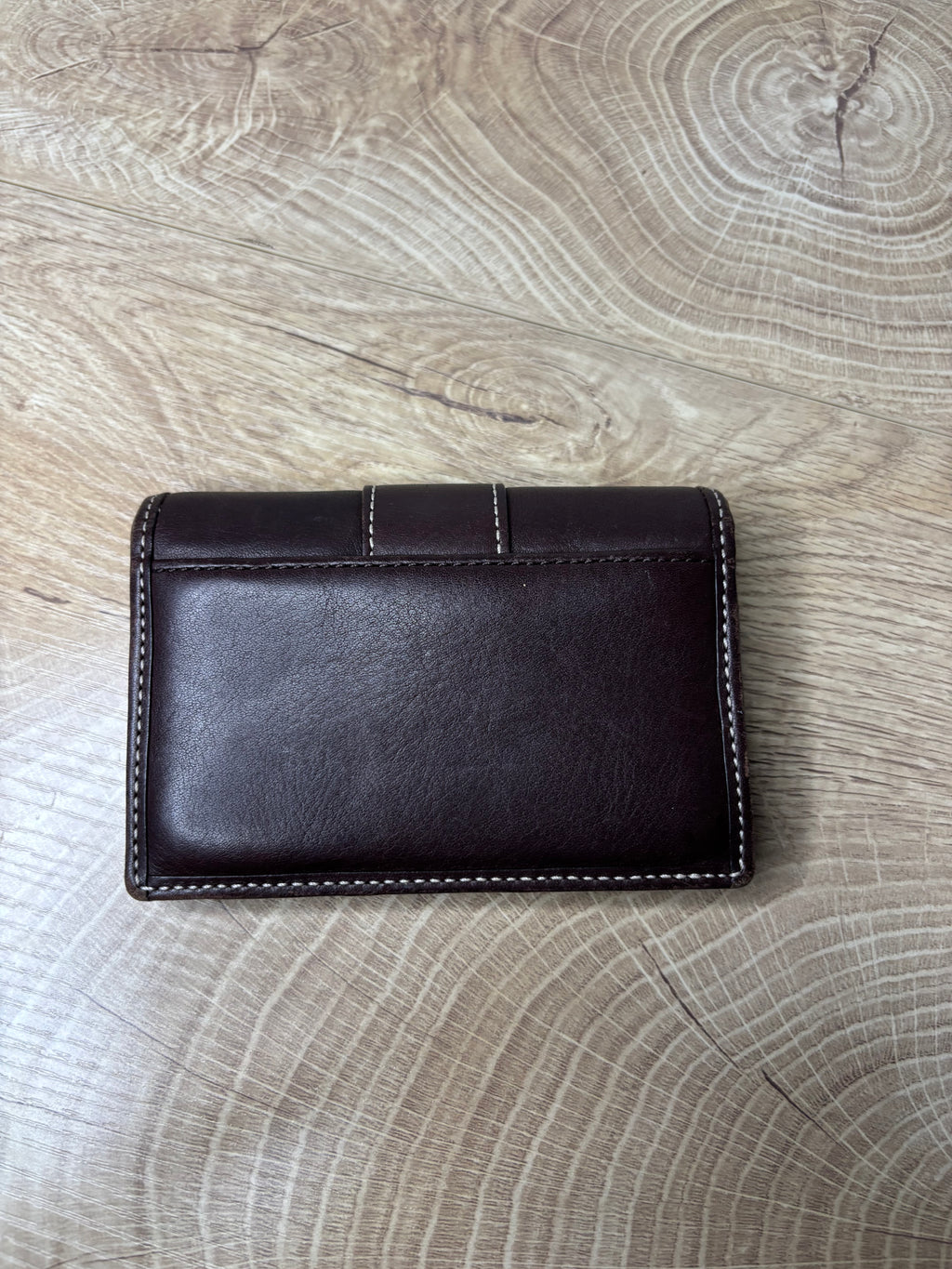 Y2K Coach Brown Small Leather Wallet