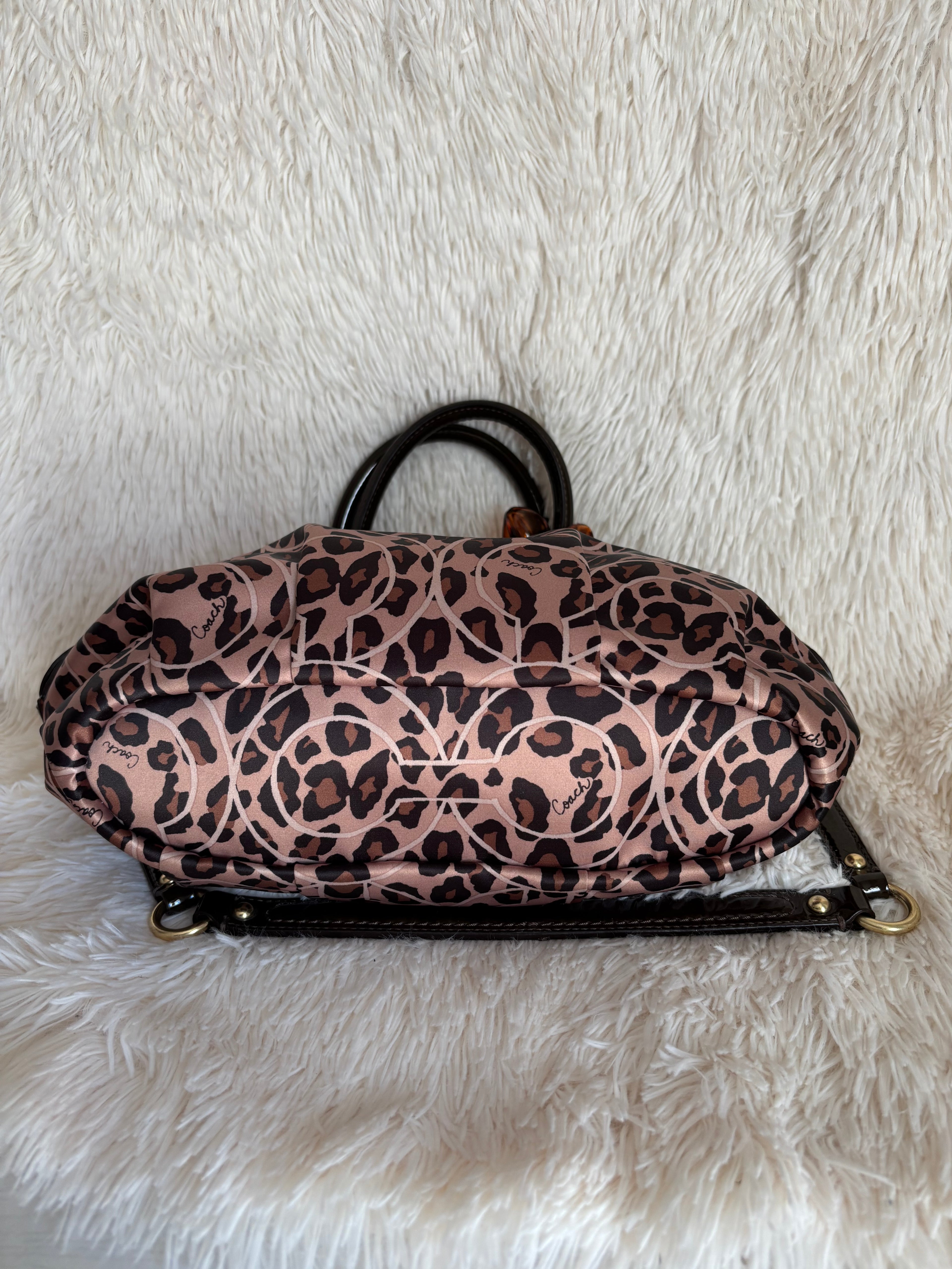 Coach Leopard Satchel