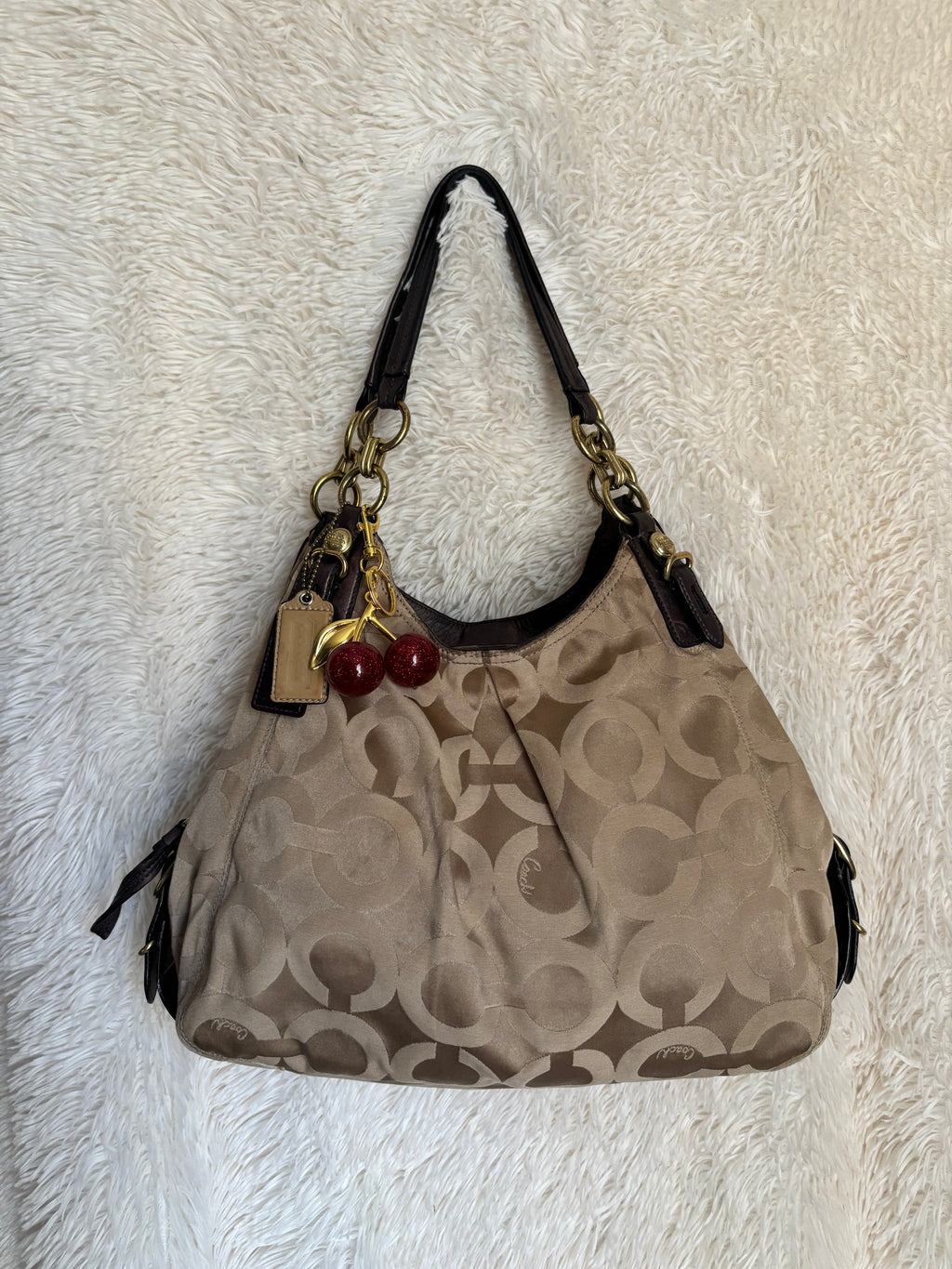Coach Maggie Champagne Shoulder Bag