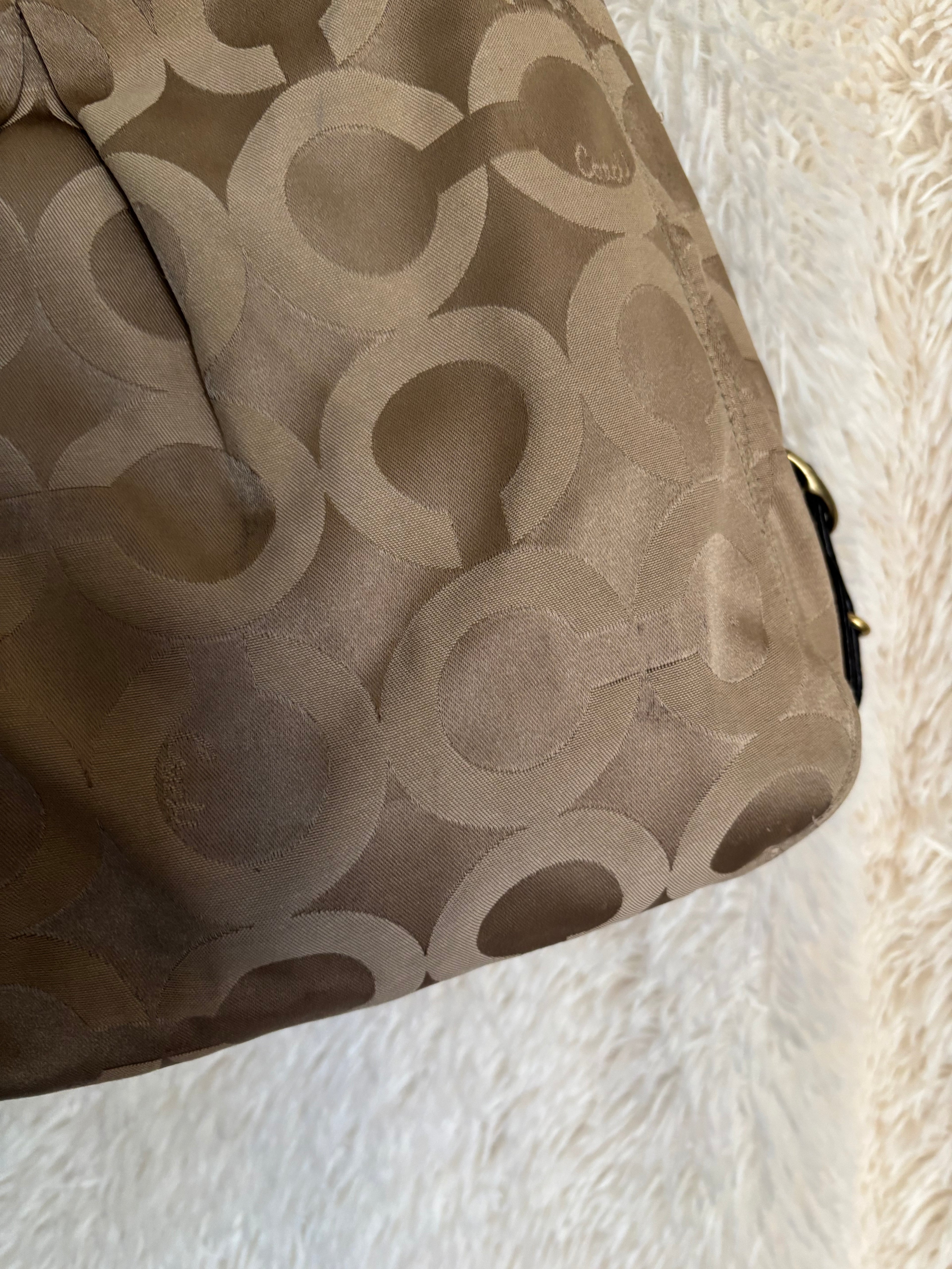 Coach Maggie Champagne Shoulder Bag