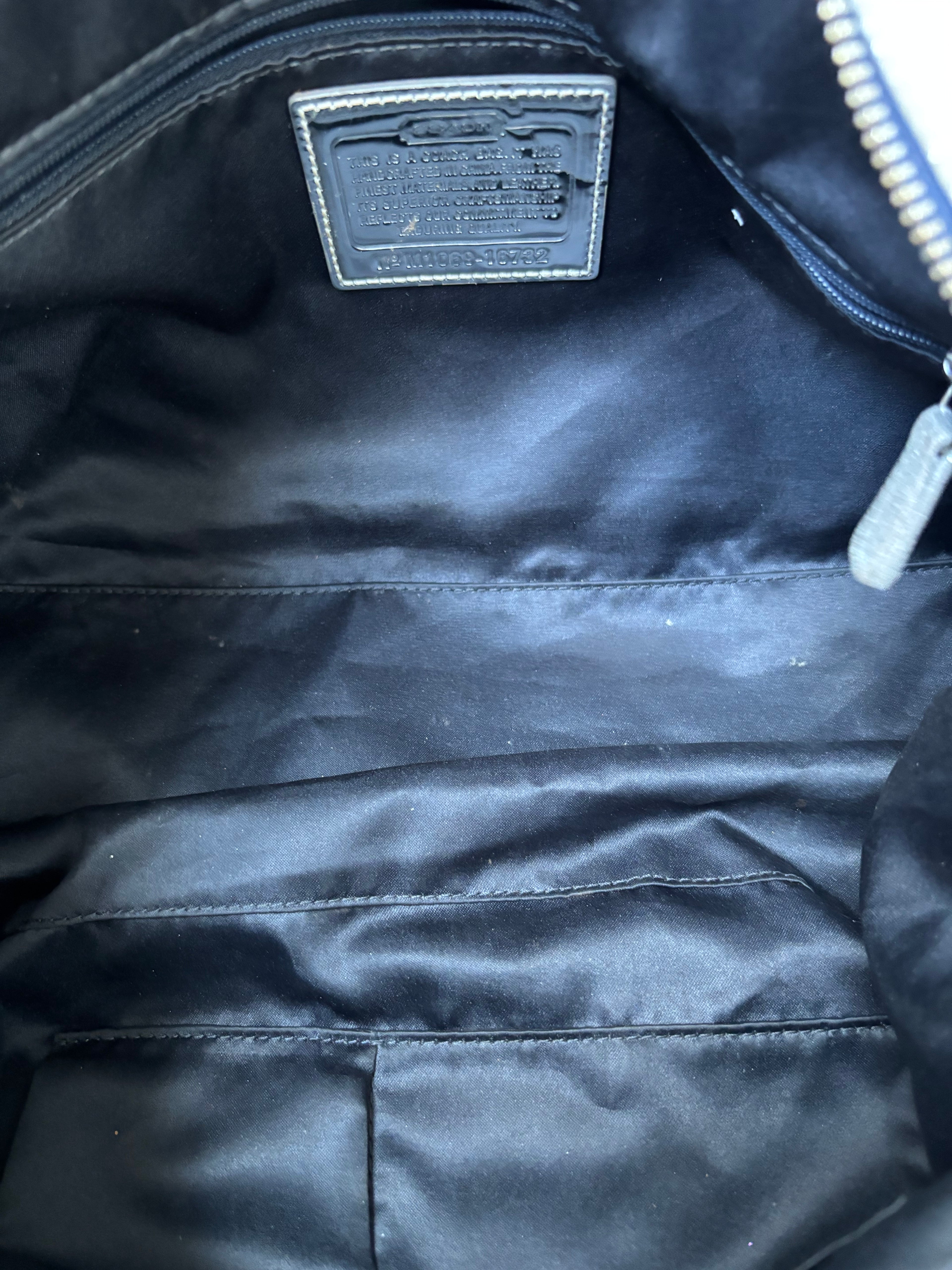 Y2K Coach Patchwork Denim Satchel